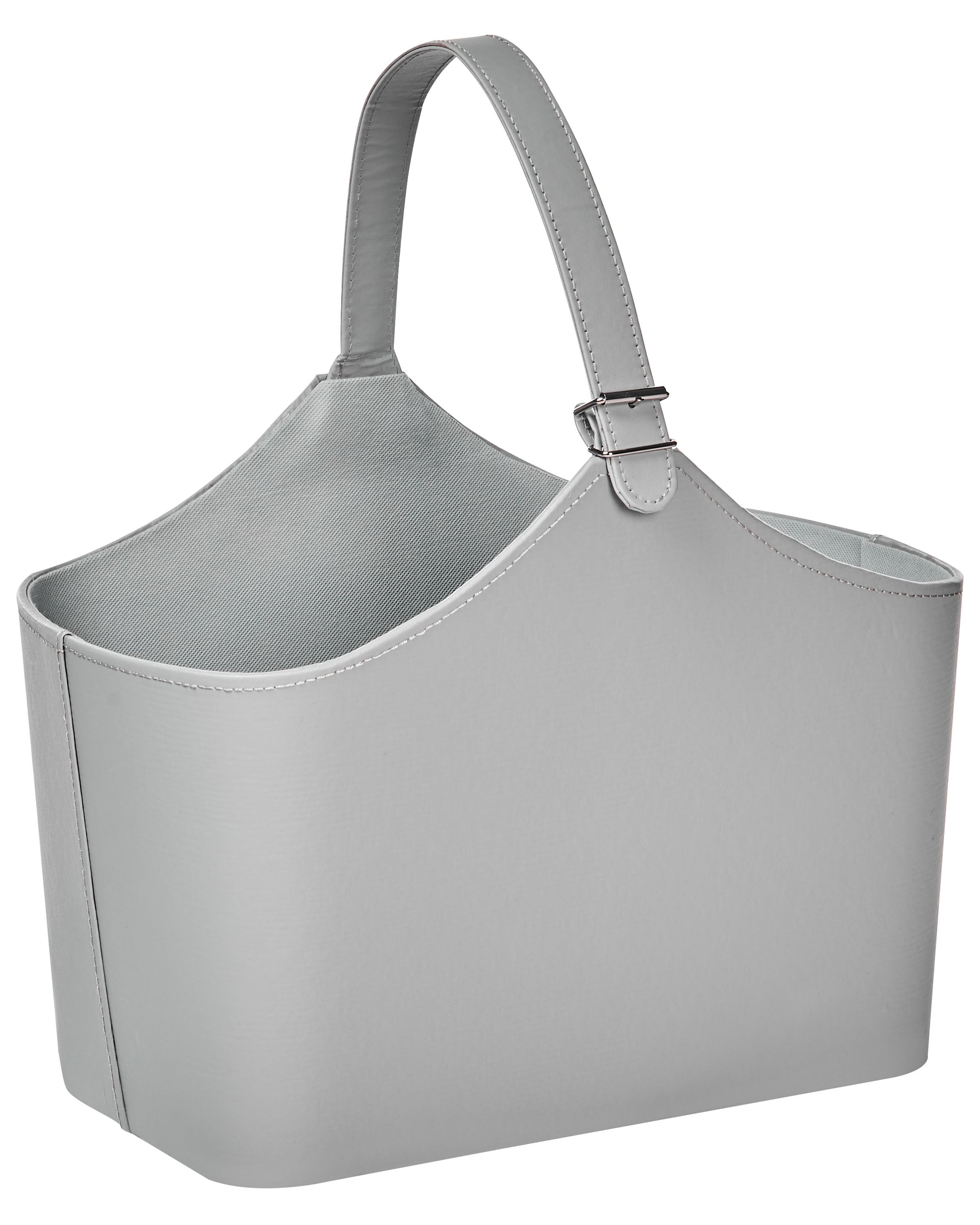 Basket ELAM Faux Leather Grey
