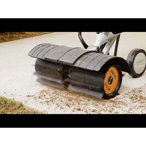 STIHL PowerSweep Attachment With Heavy-Duty Rubber Flaps - KW KM - Image 2 STIHL PowerSweep Attachment With Heavy-Duty Rubber Flaps - KW KM - Image 2