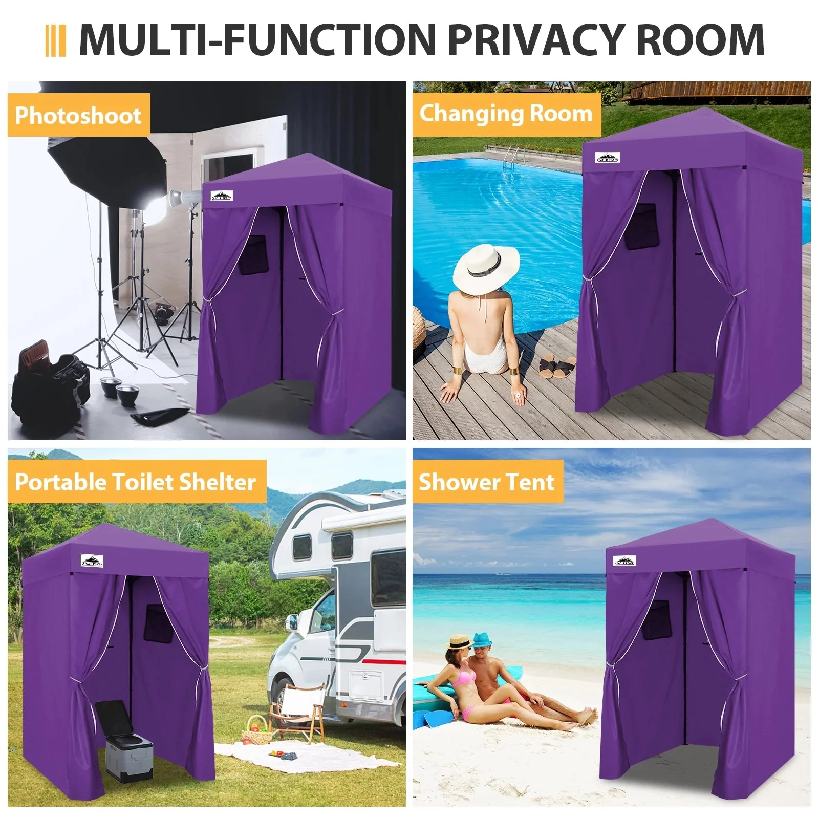 EAGLE PEAK Ultra Compact 4 ft x 4 ft Pop-Up Changing Room Canopy - Flex - Image 99 EAGLE PEAK Ultra Compact 4 ft x 4 ft Pop-Up Changing Room Canopy - Flex - Image 99