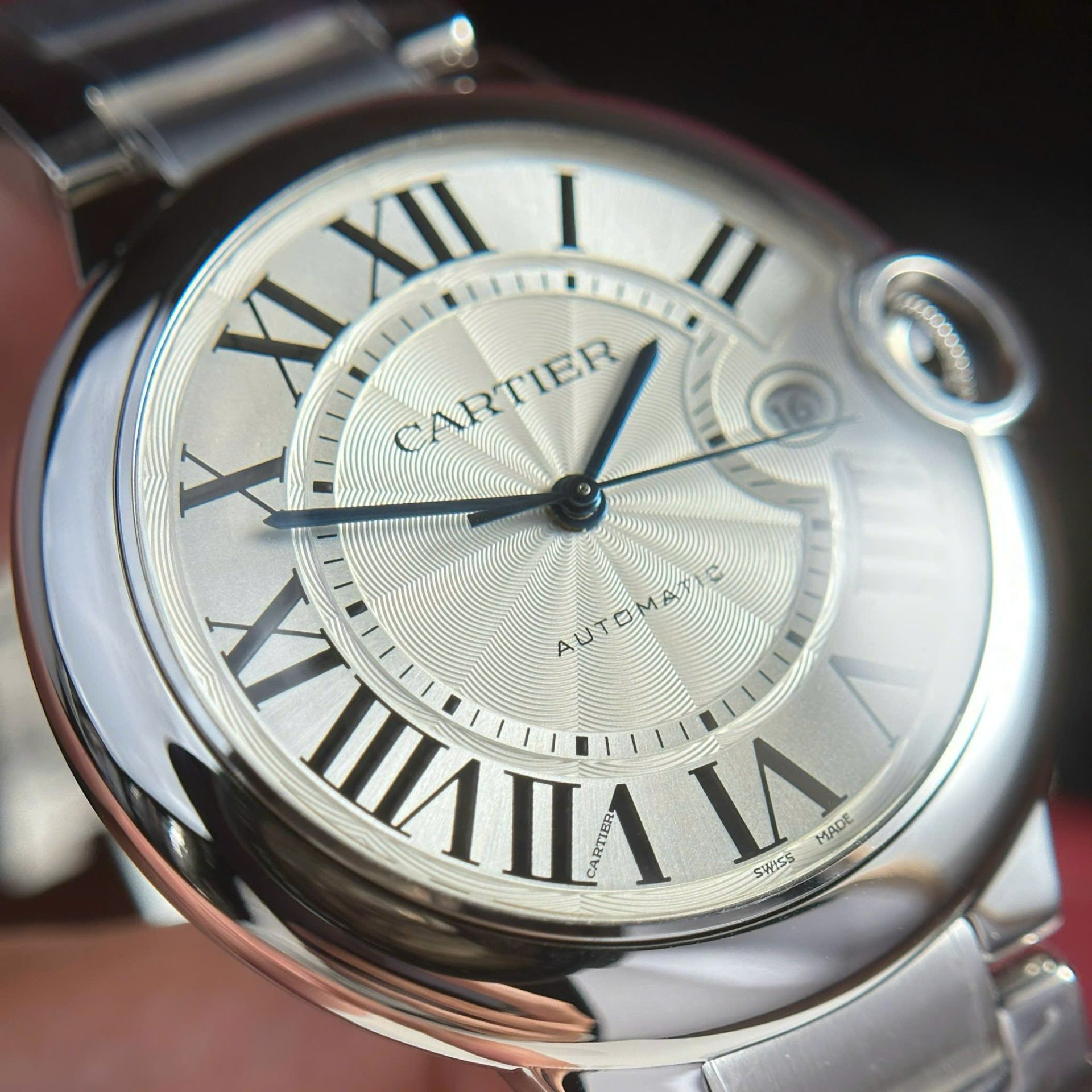 Cartier Ballon Bleu Replica 11 Watch White Dial Metal Wire AF Factory 42mm - Top club