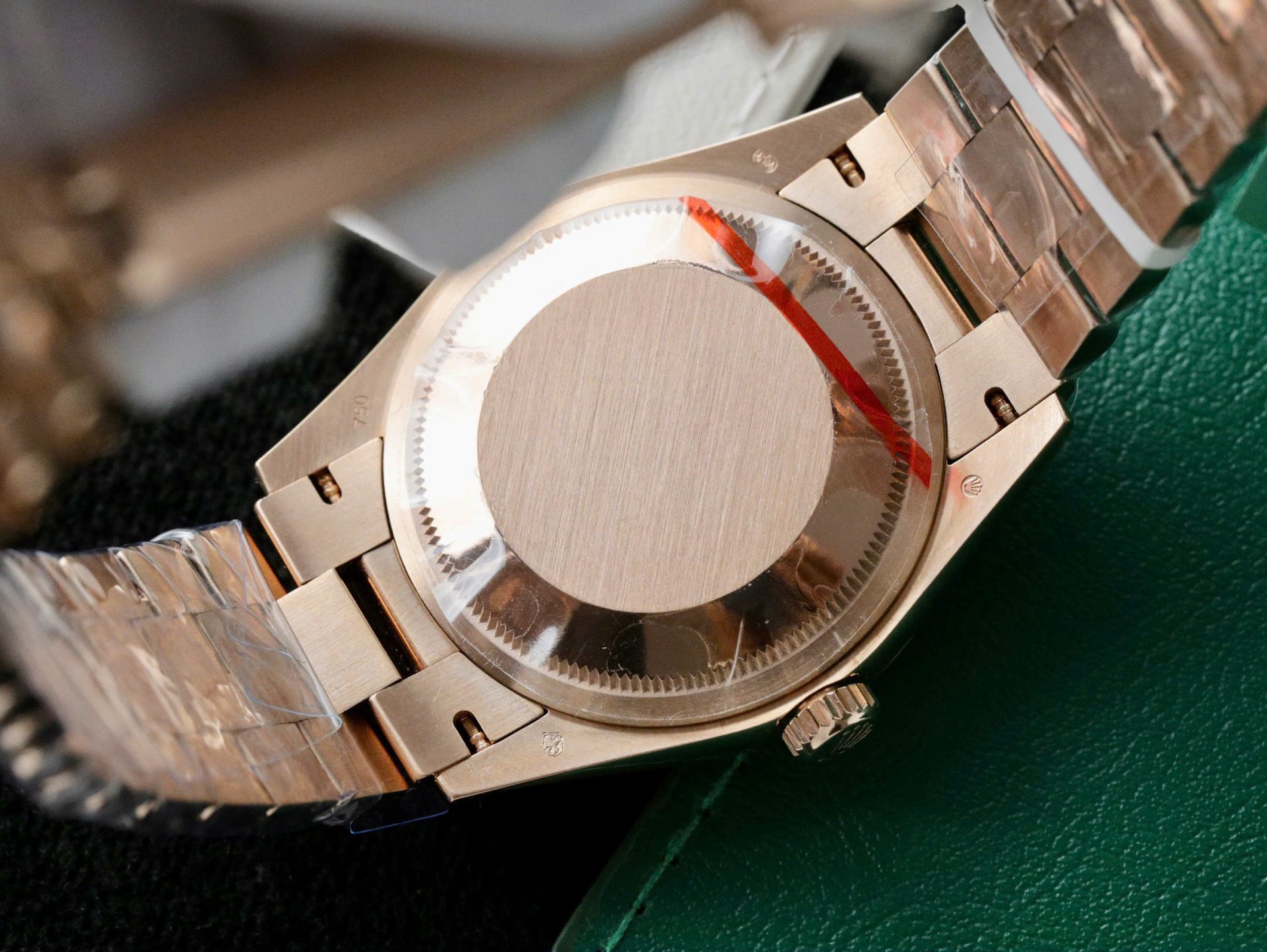 Rolex Day-Date 128395TBR Refined 18K Gold Wrapped   Moissanite Diamonds Best Replicas 36mm - Top club