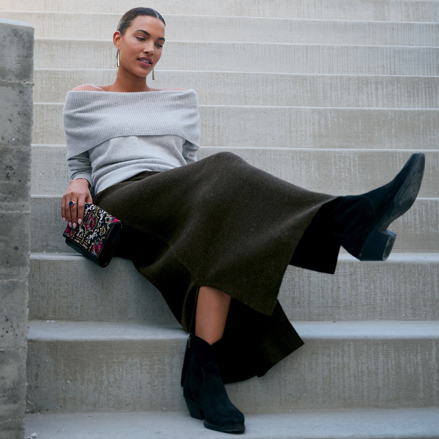 Miriam Sweater Skirt, Petite - Sundance Clothing