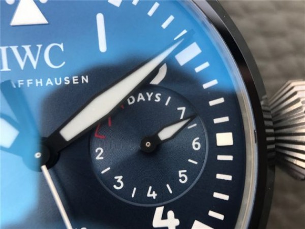 Replica IWC Big Pilot Real PR IW502003 Real Ceramic BOUTIQUE RODEO DRIVE ZF V2 Calfskin Strap A51111 - Top club