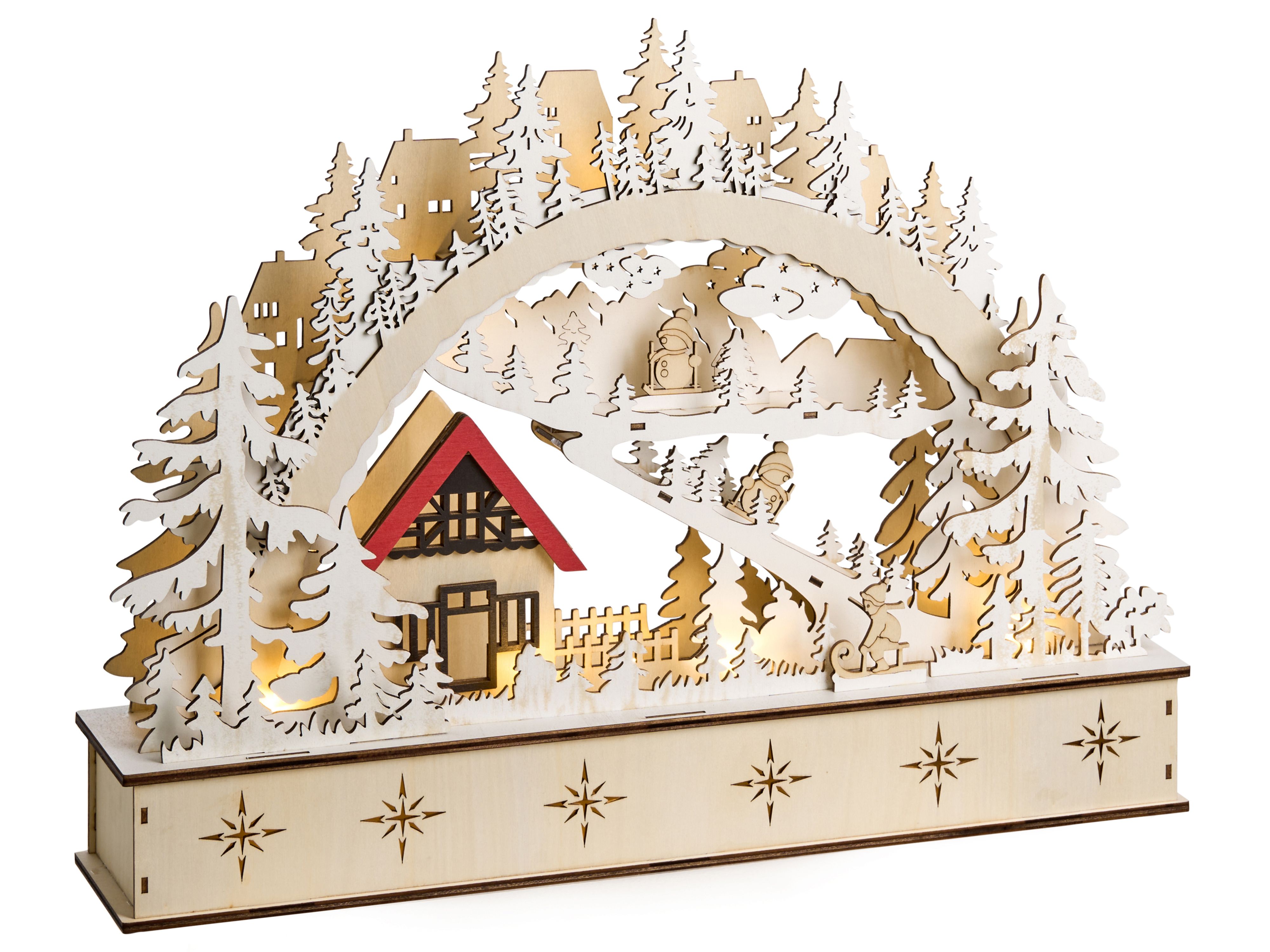 Christmas Decoration LED GOKSJO 33 cm Light Brown