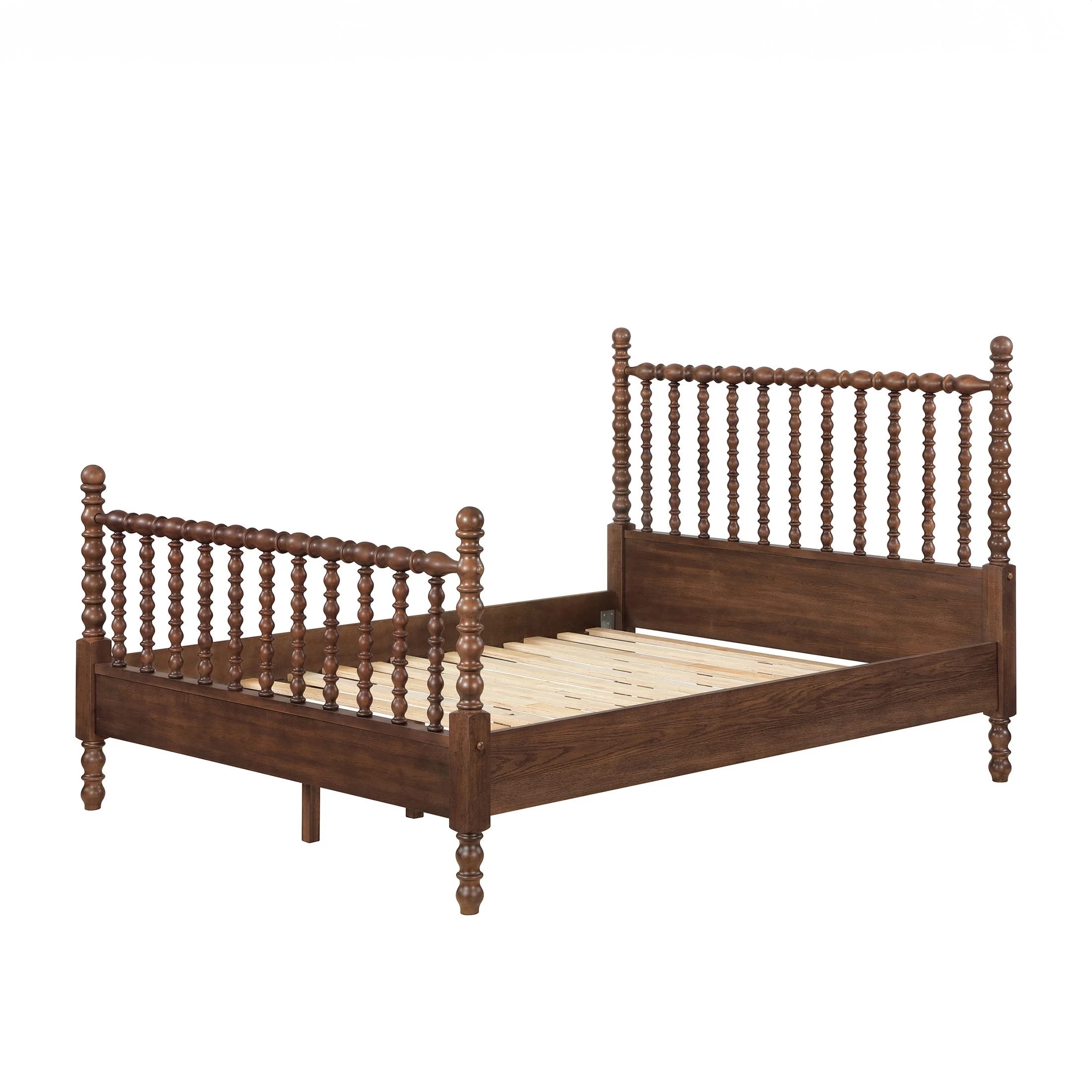 Pioneer Woman Harper Queen-Size Spindle Bed, Homestead Brown - Image 7