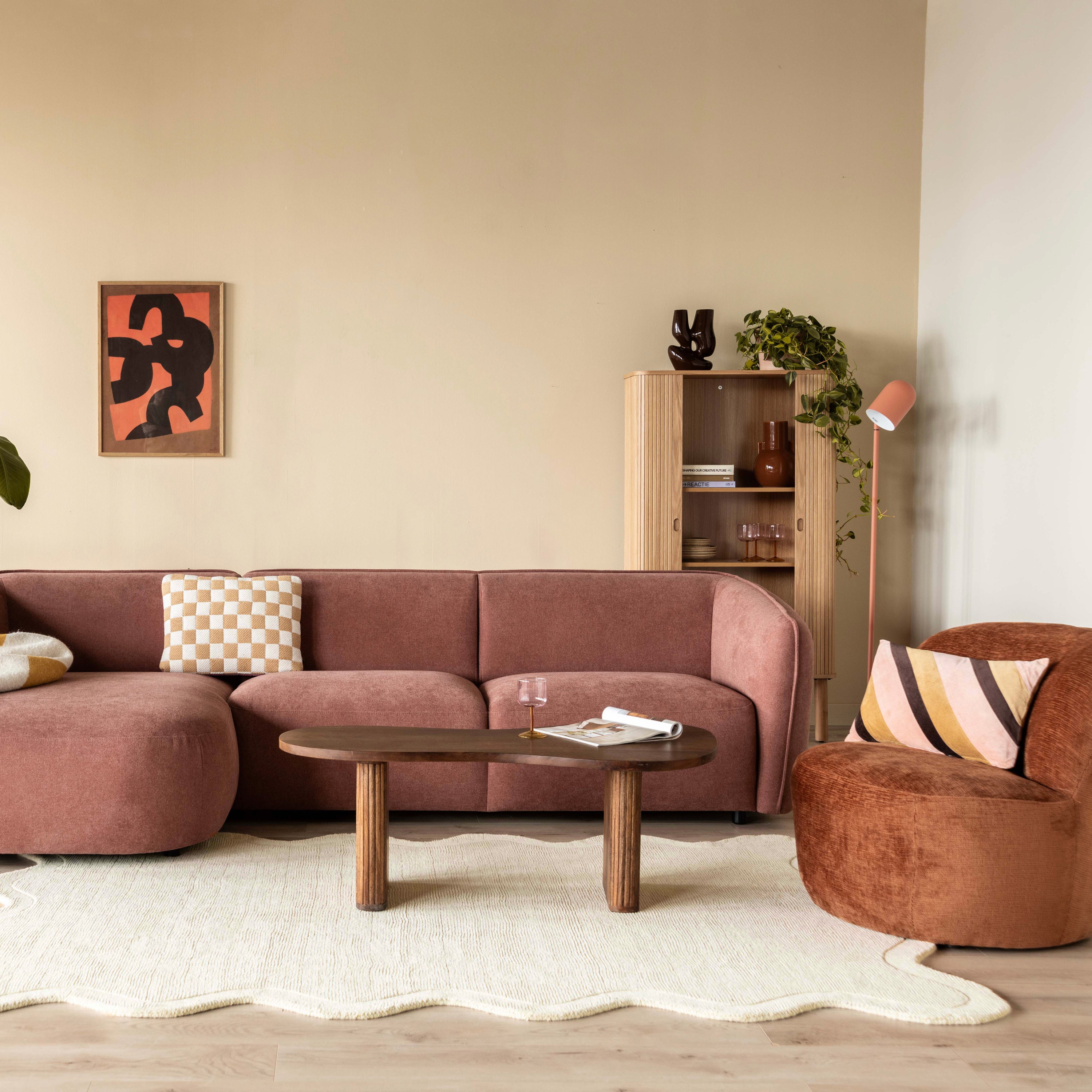 Blokker Scallop Vloerkleed 160 x 230 cm - Crème