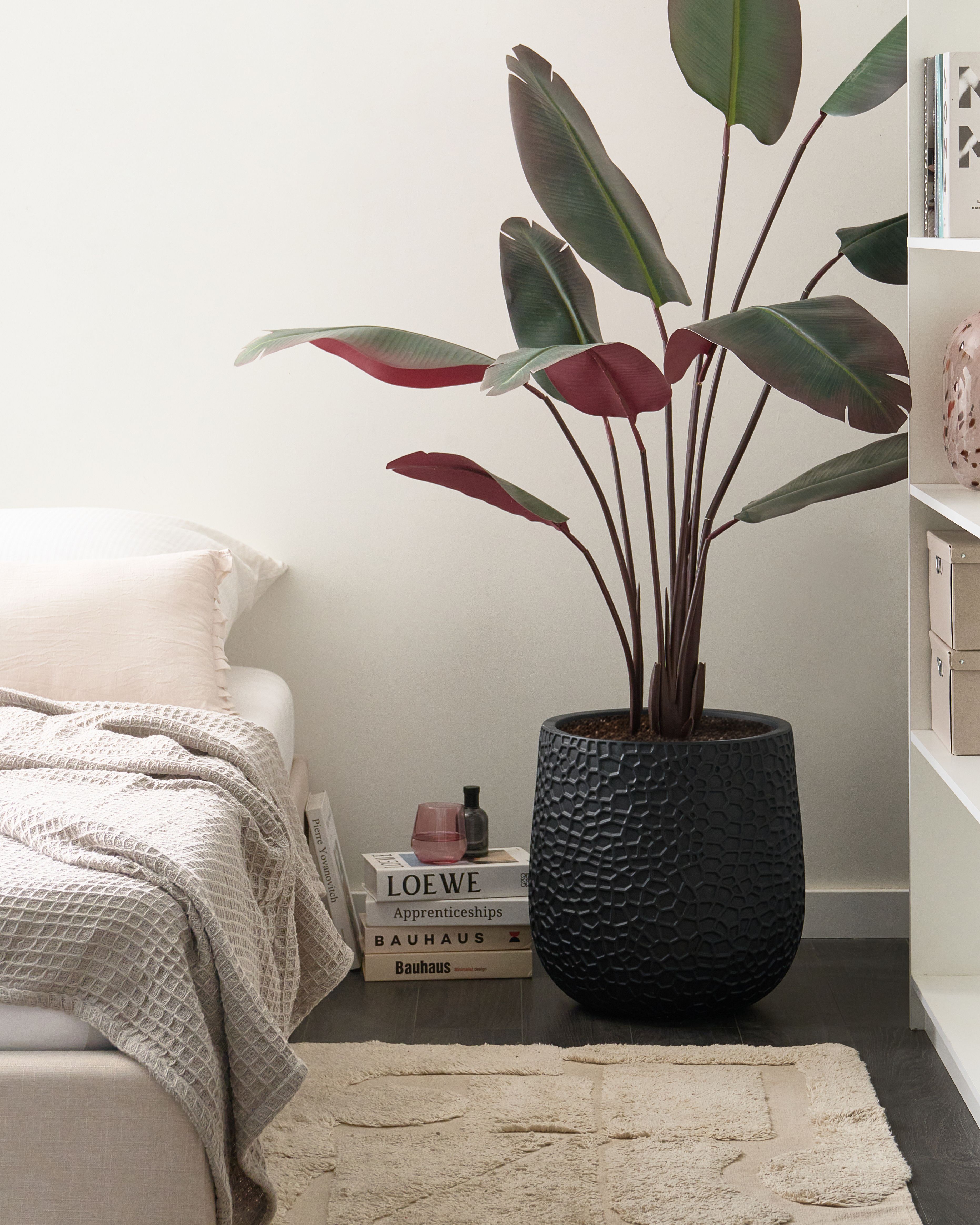 Plant Pot QIYUN 41 cm Black