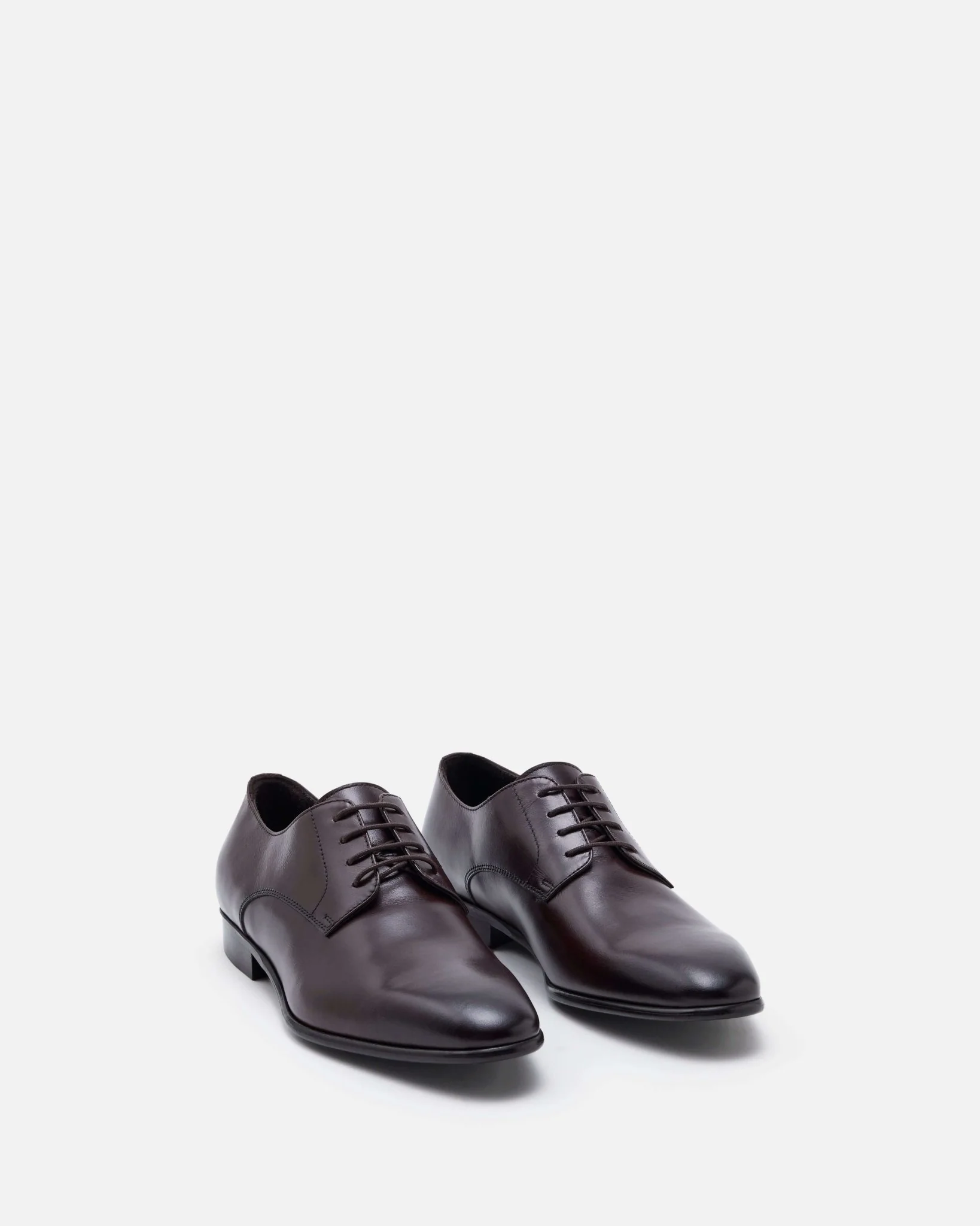 DERBIES MIROU - En cuir marron