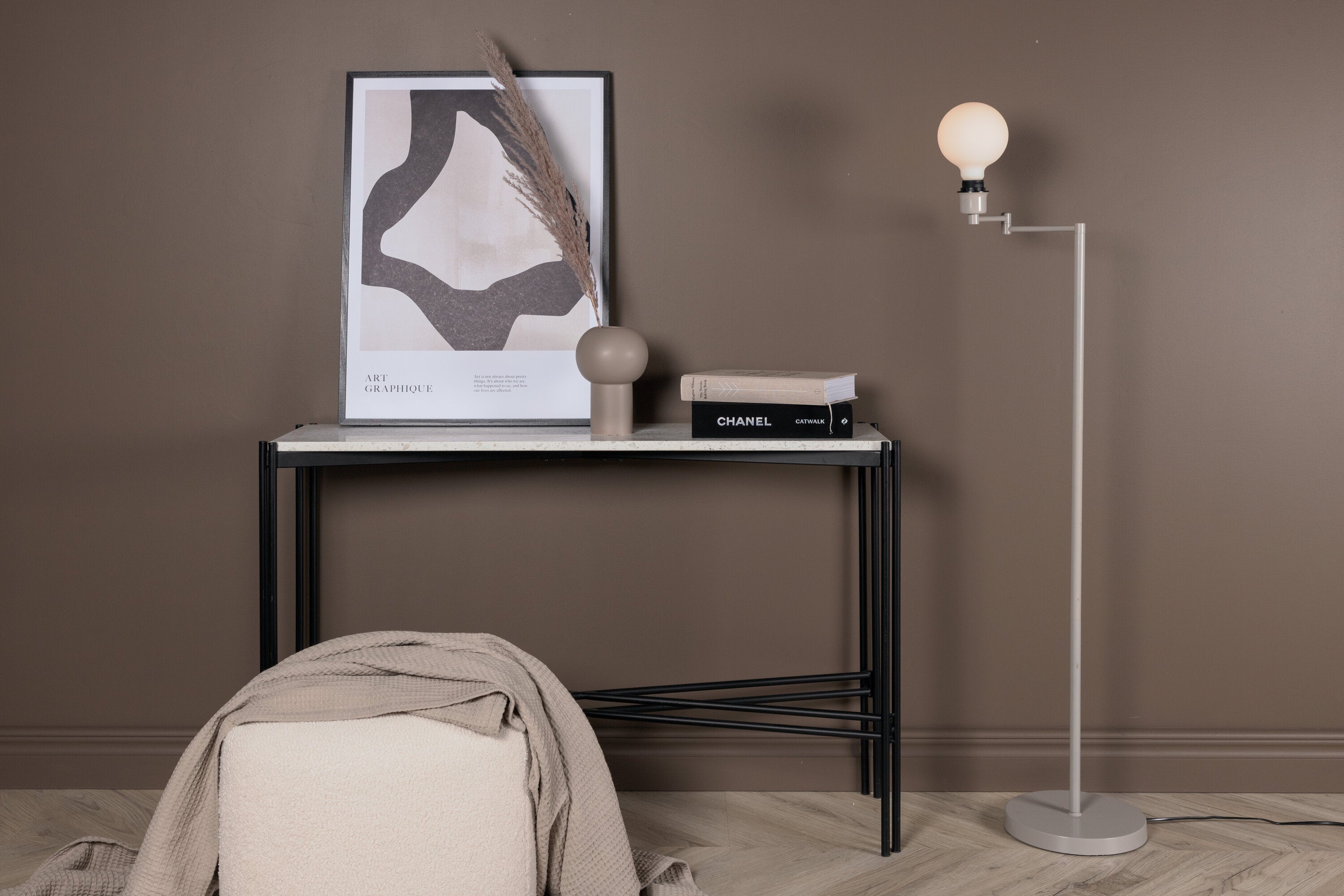 Rebellenclub Vloerlamp Dinant - Beige