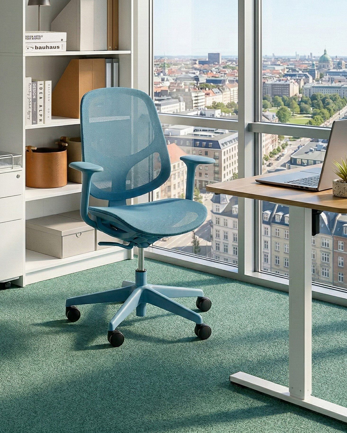 Office Chair AERI Light Blue