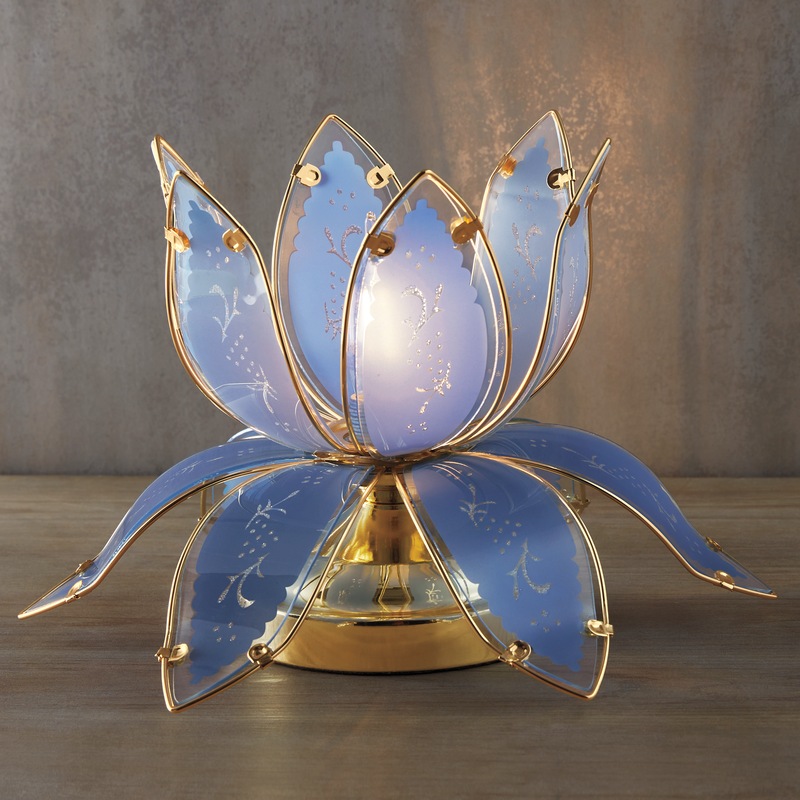 Lotus Touch Lamp - MIDNIGHT VELVET CATALOG