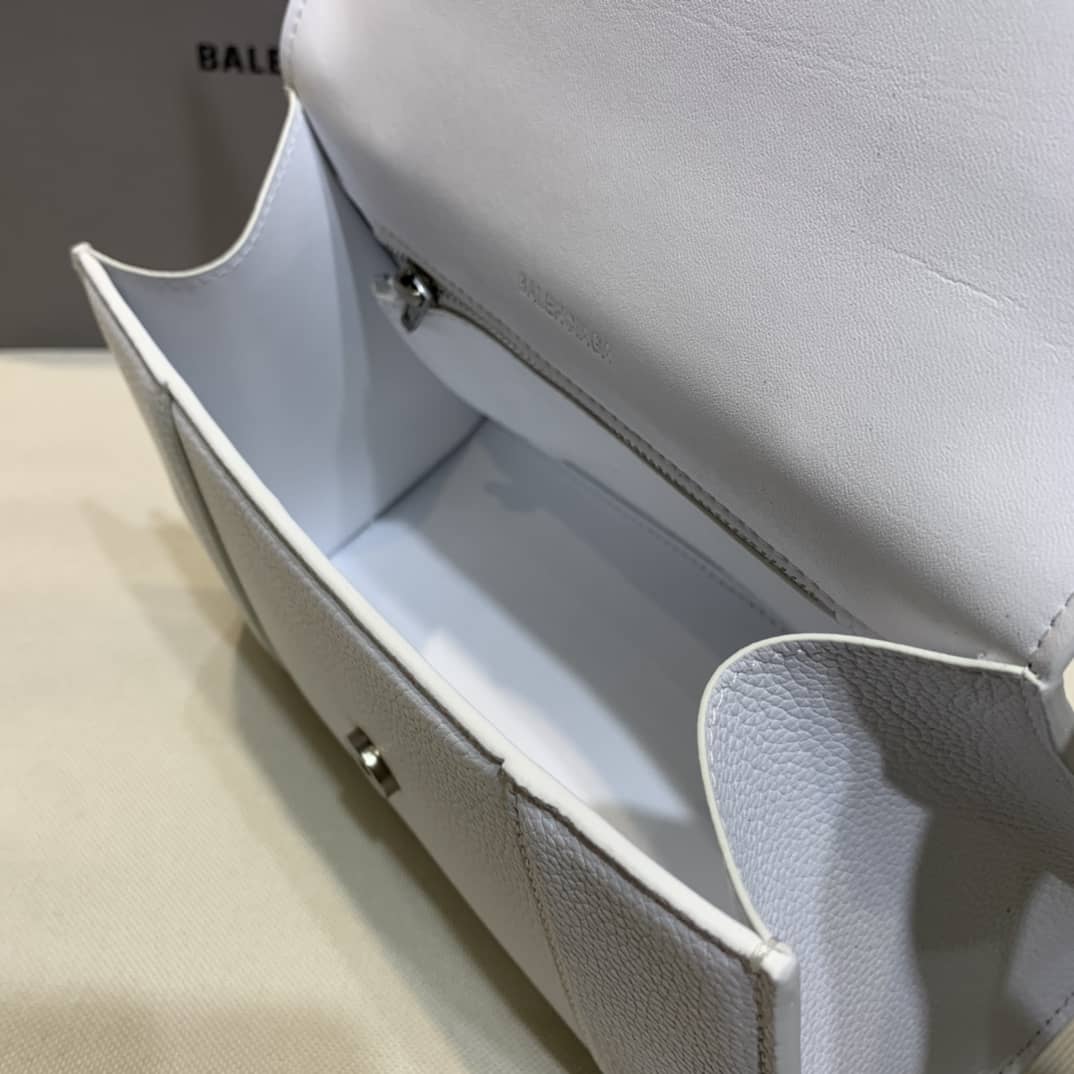 Balenciaga Hourglass Leather Top Handle Replica Bag - Replicaclubs