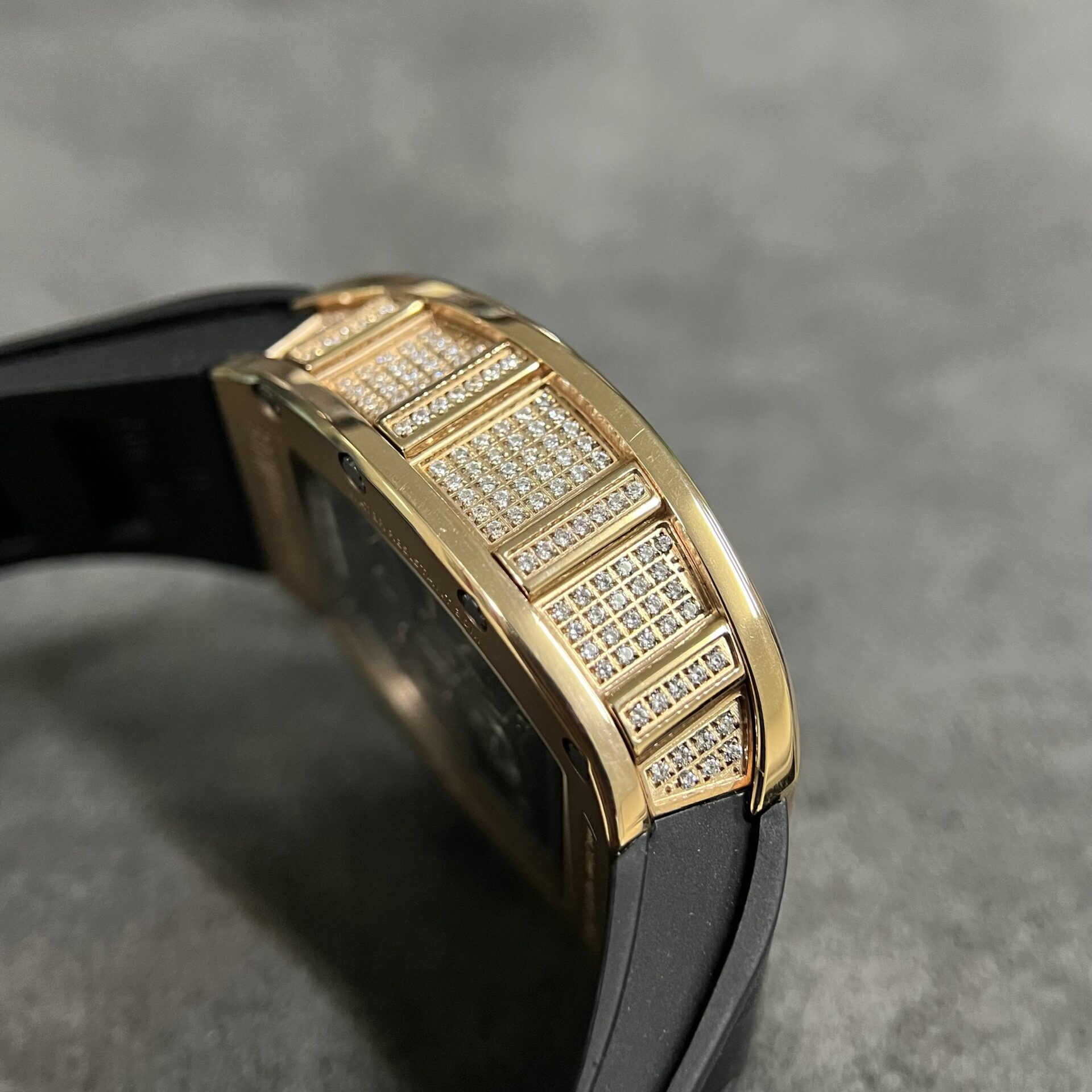 Richard Mille Replica Watch RM57-02 Falcon With Diamonds Bezel Rose Gold Case 42mm - Top club
