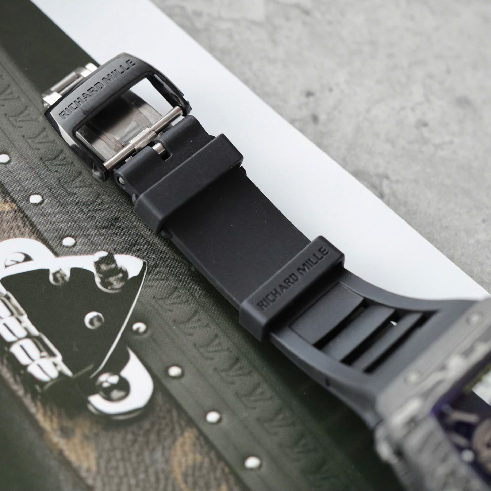 Richard Mille Rm35-02 Black Copies Watches Carbon Super Light ZF Factoy 44mm - Top club