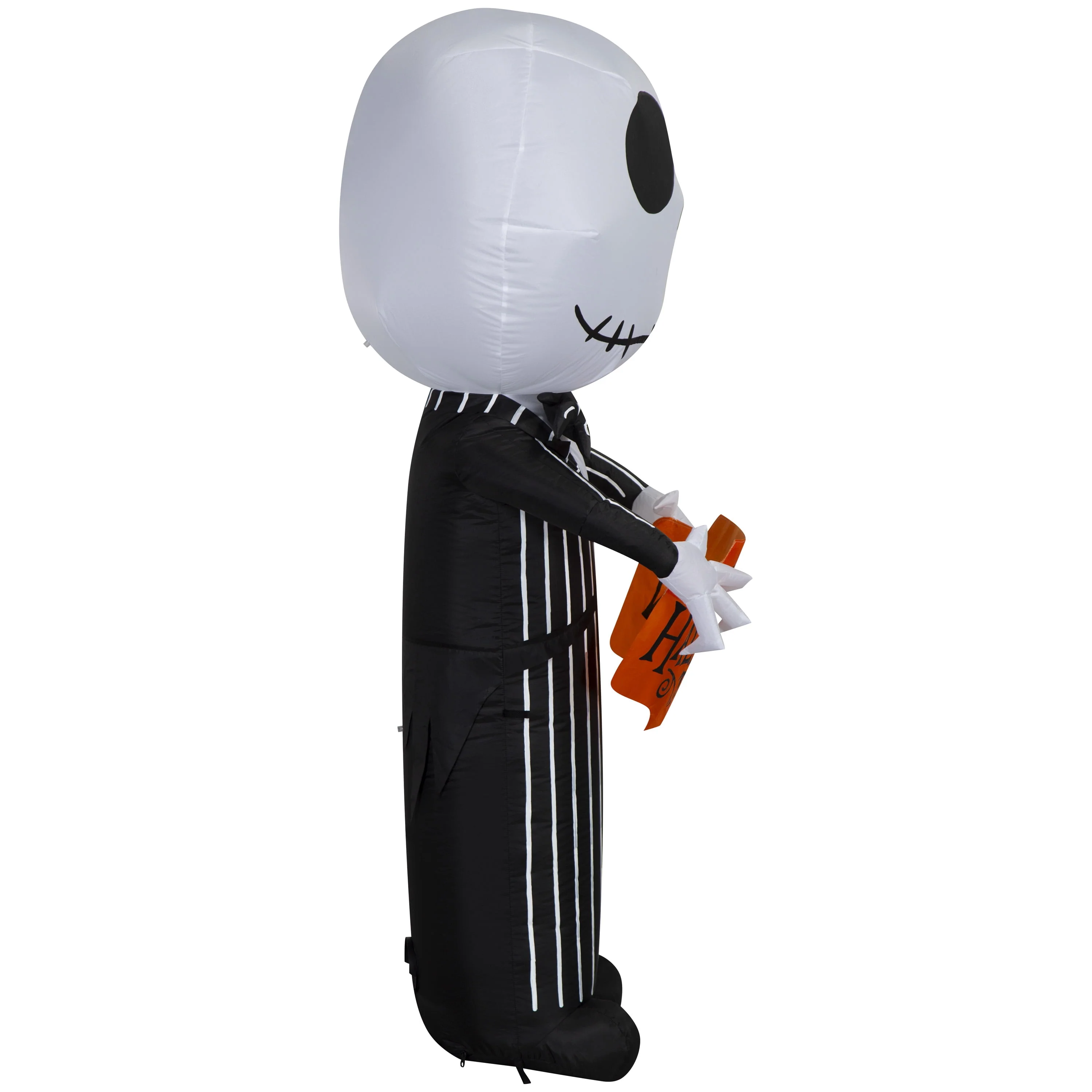 Airblown Halloween Yard Inflatables Light Jack Skellington with Welcome to Halloween Town Sign Disney, 5 ft - Image 6 Airblown Halloween Yard Inflatables Light Jack Skellington with Welcome to Halloween Town Sign Disney, 5 ft - Image 6