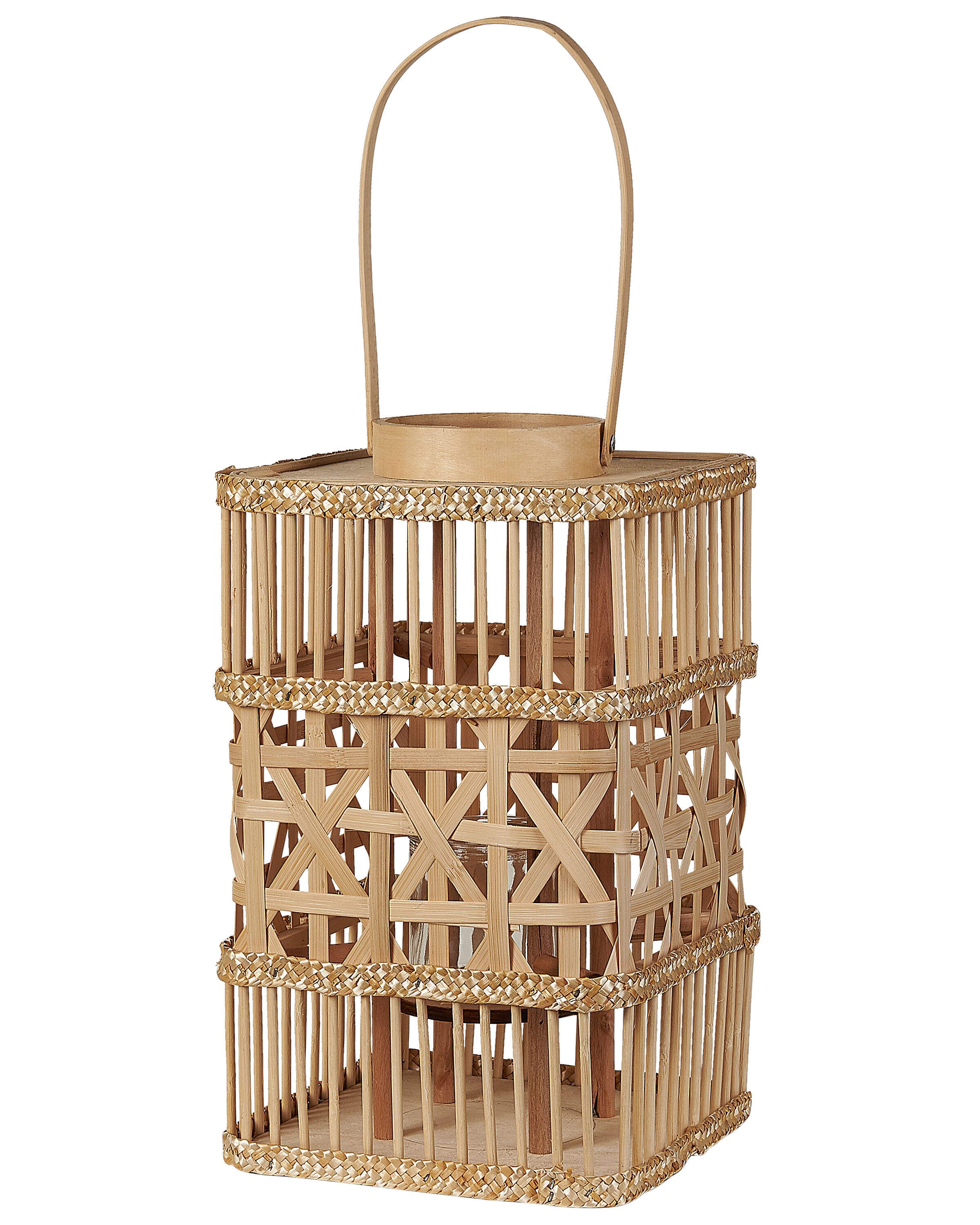 Lantern LUMBIS Bamboo 54 cm Natural
