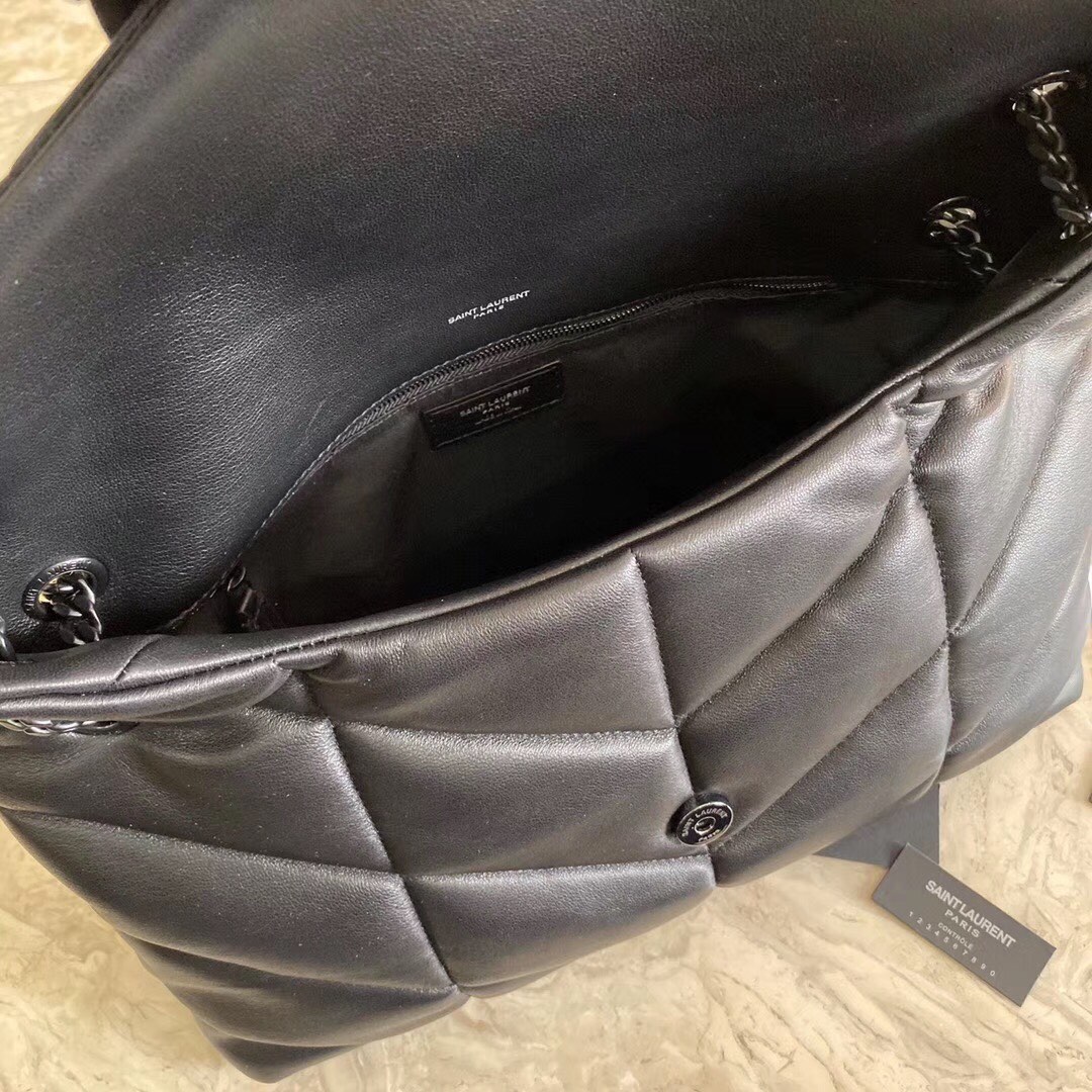 PUFFER SMALL BAG IN QUILTED SUEDE1:1High-quality replica