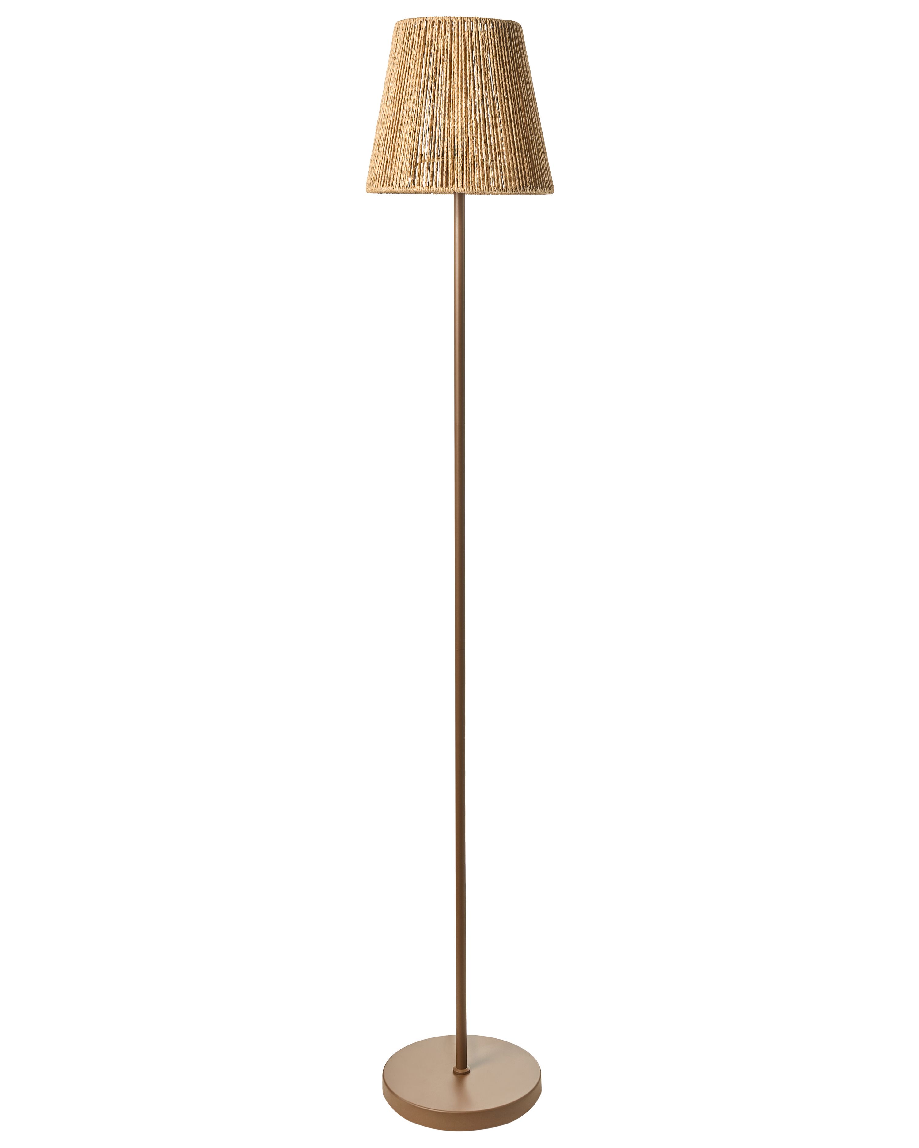 Floor Lamp HANGER Metal Brown