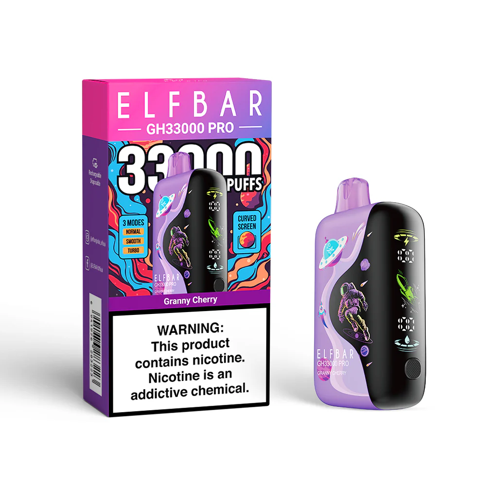 ELFBAR GH33000 PRO ładowalny jednorazowy e-papieros (wszystkie smaki)