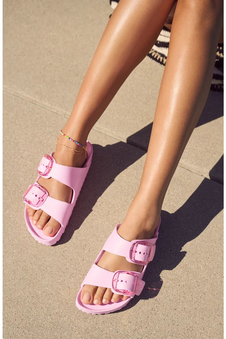 Arizona Big Buckle EVA Waterproof Slide Sandal - Pink