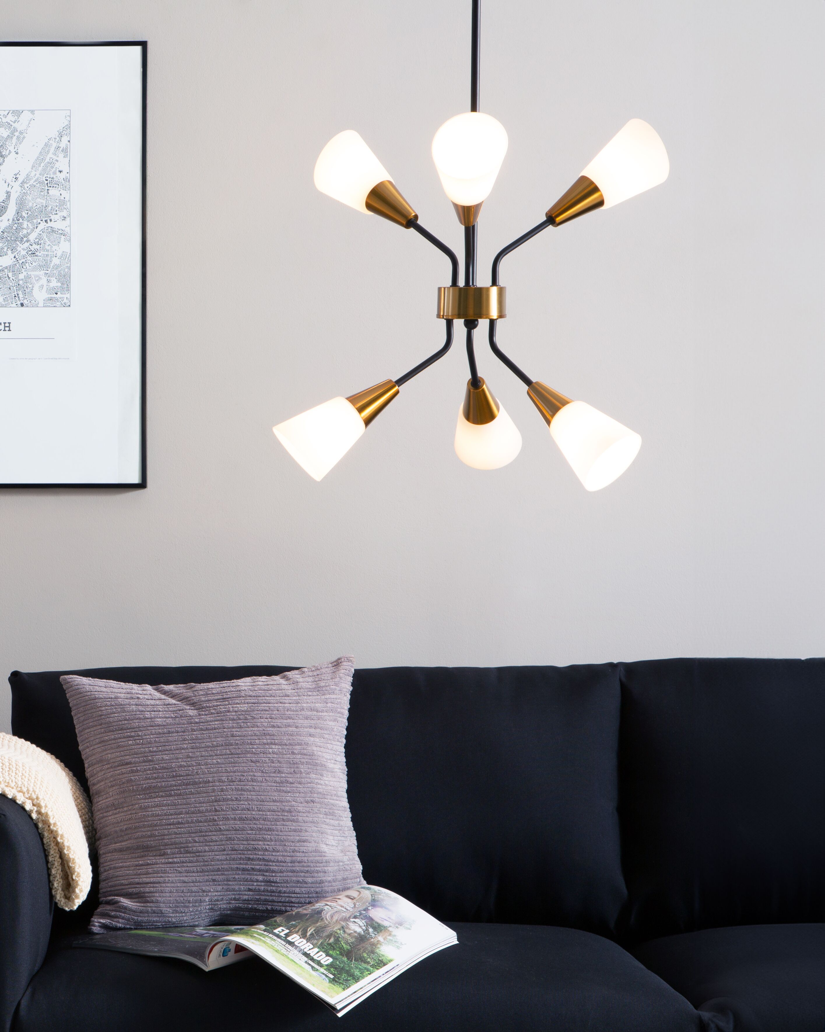 Pendant Lamp AROYO Glass White