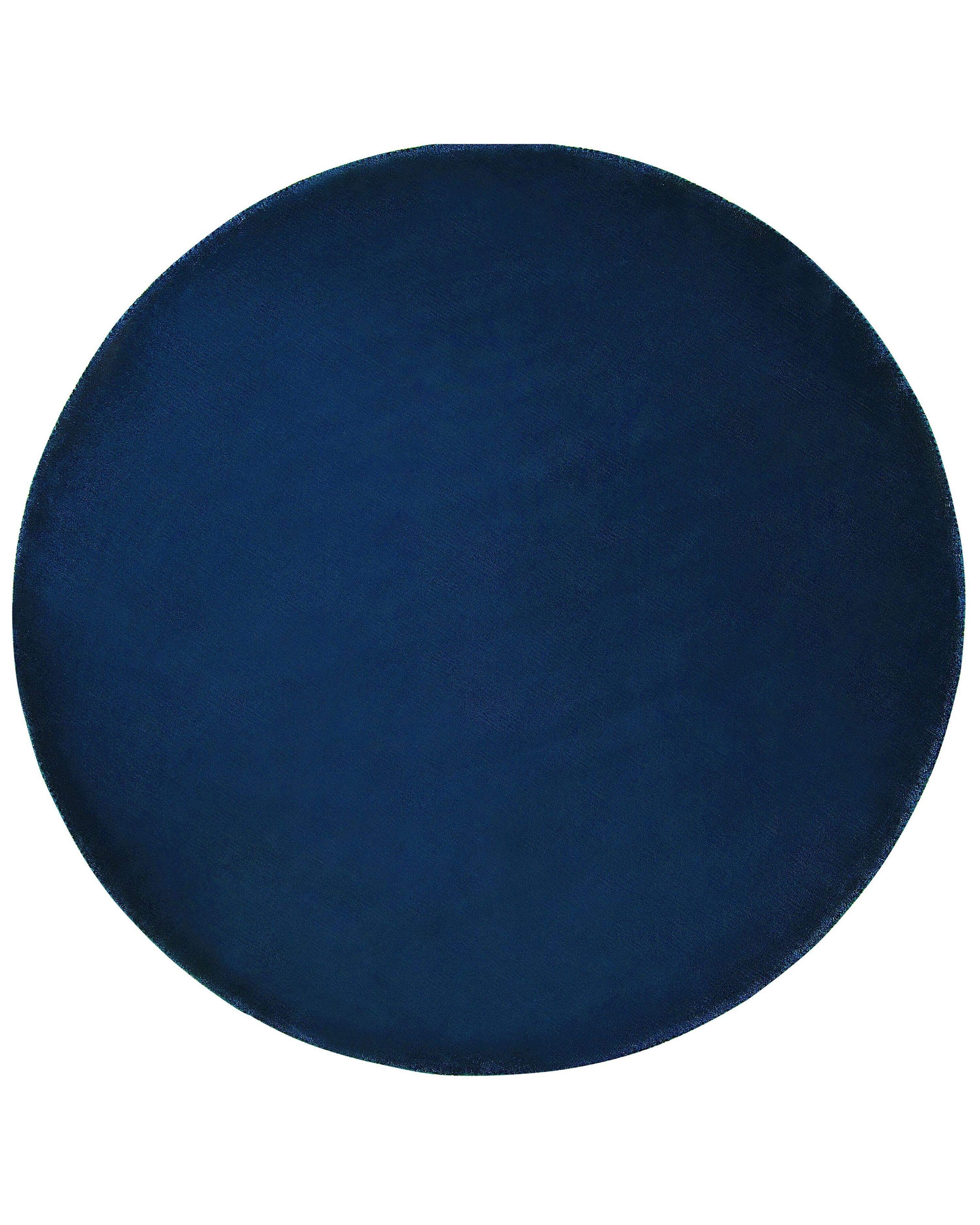 Rug GESI II Navy Blue ø 140 cm Viscose
