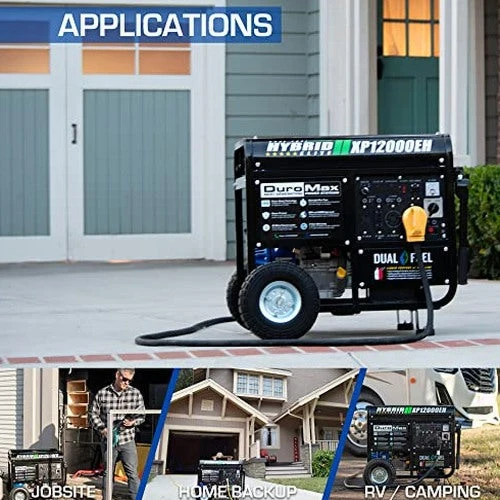 DuroMax Dual Fuel Generator 12,000W Gas/Propane, 457cc 4-Stroke Engine - XP12000EH - Image 10 DuroMax Dual Fuel Generator 12,000W Gas/Propane, 457cc 4-Stroke Engine - XP12000EH - Image 10