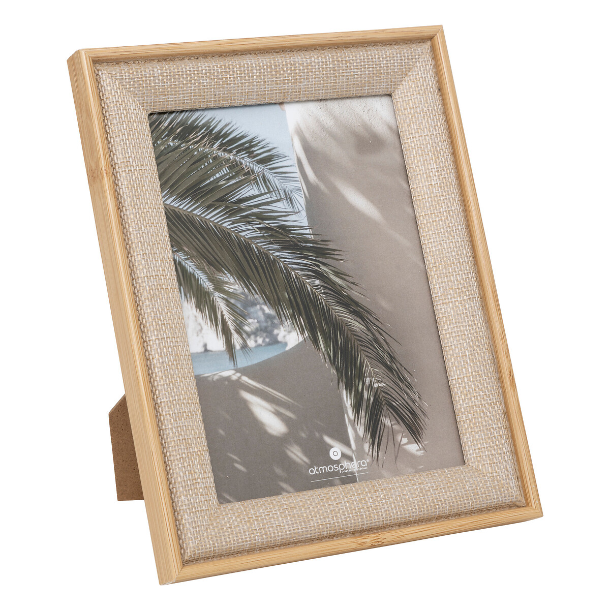 Photo frame "Zera" Beige fabric, 13x18 cm