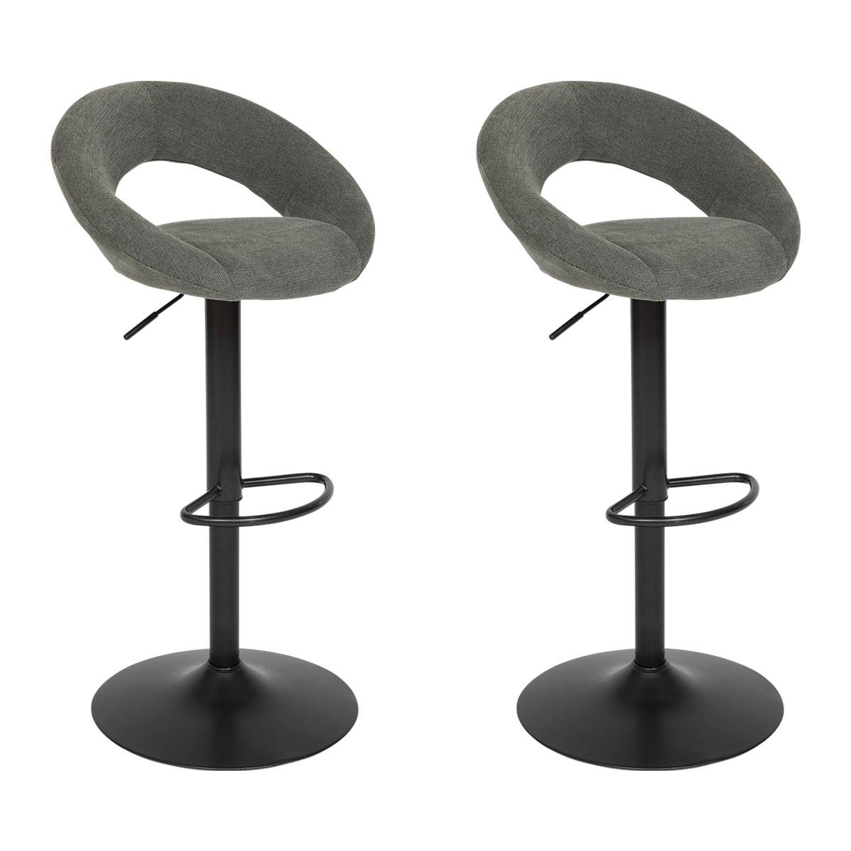 Set of 2 bar stools "Sasha" Cedar Green, 96.5x51.5x48.5 cm