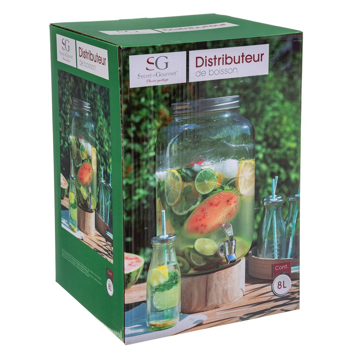 "Yorkshire" Dispenser 8L, Transparent