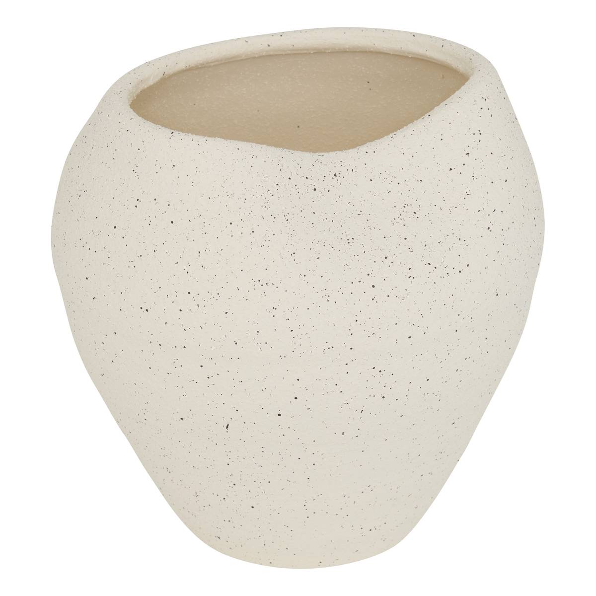 Vase "Sien" White stoneware (ceramic), H.23.5 cm