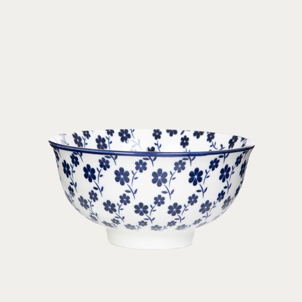 Miska NAVIA granatowa w kwiatuszki 12 cm