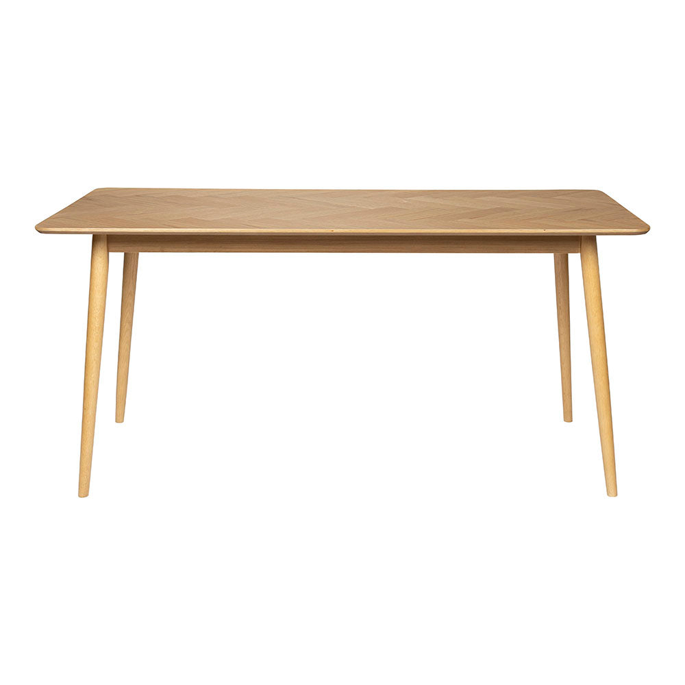 Blokker Fabio Eettafel Visgraat - 180 x 90 cm - Bruin