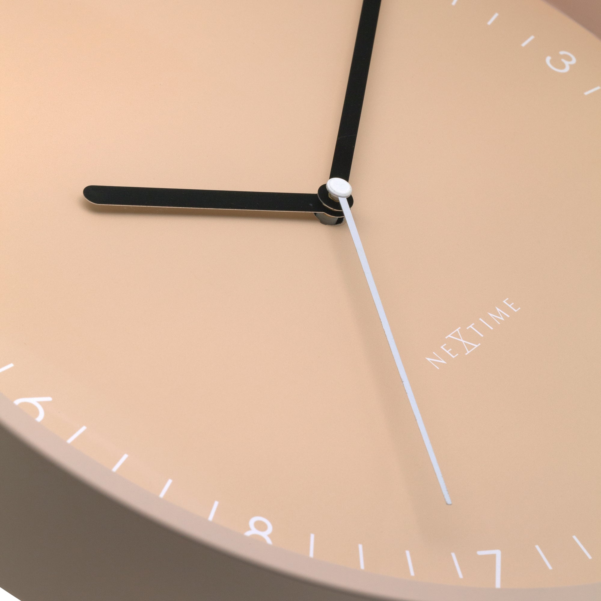 NeXtime - Wandklok 30cm-Stil-Roze-Aluminium-NeXtime Berlin