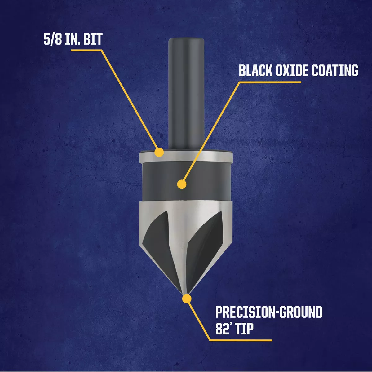 Irwin 5/8 In. Round Most Machineable Metals Countersink