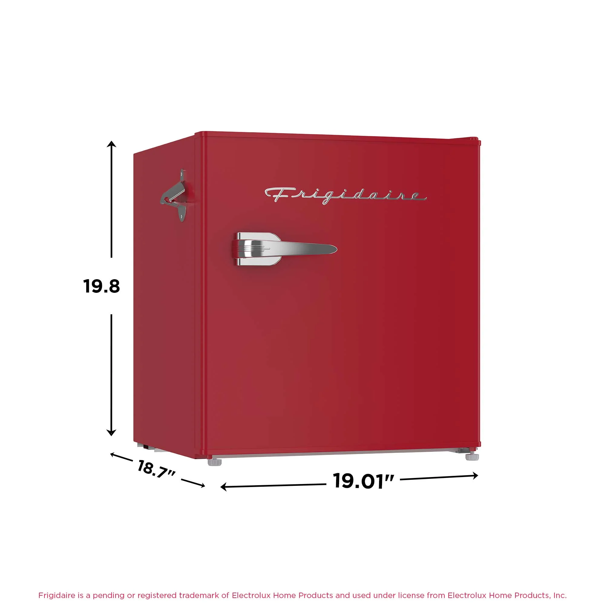 Frigidaire 1.6 Cu ft. Retro Compact Refrigerator with Side Bottle Opener, Coral - Image 55
