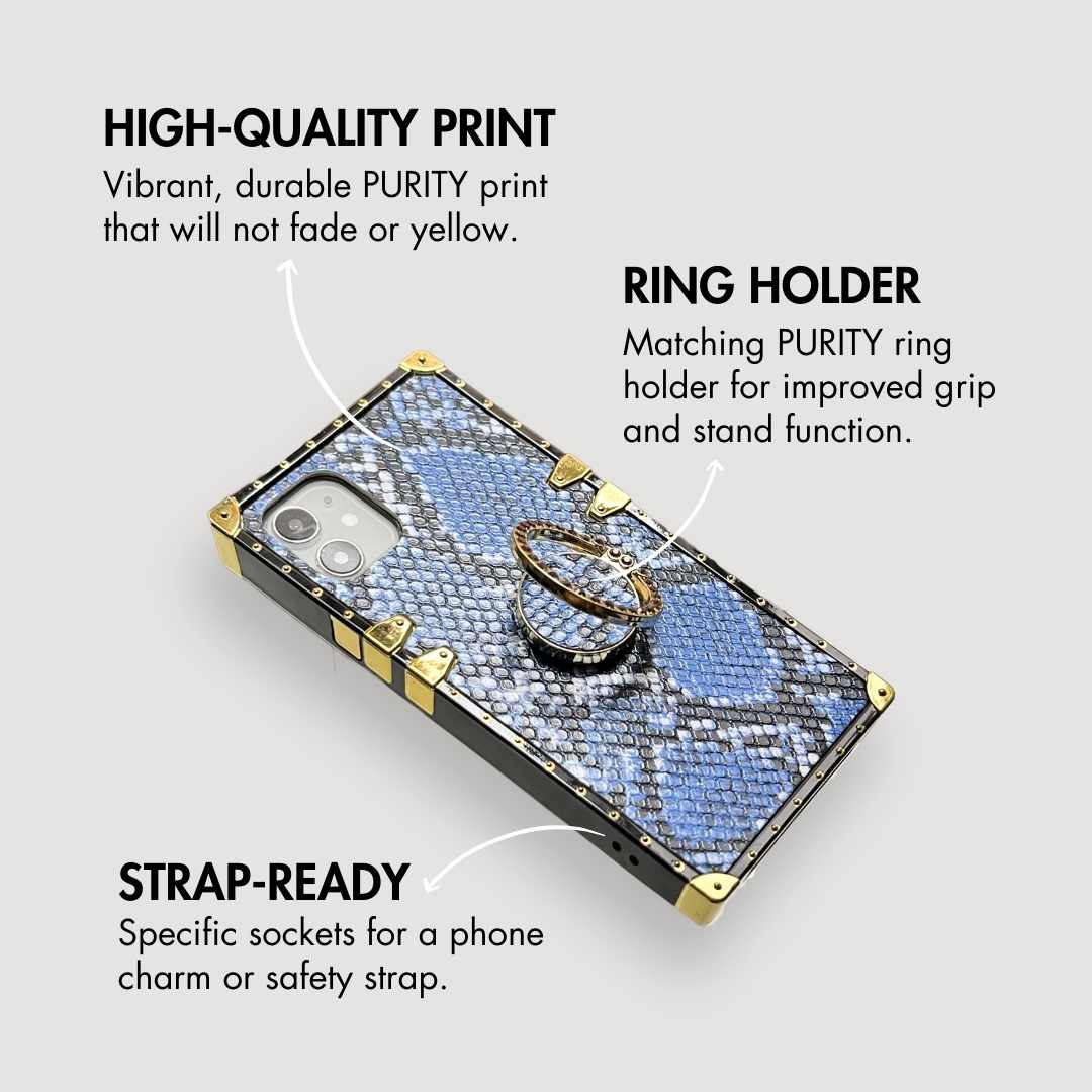 Samsung Case with Ring Blue Rattlesnake - Wholesale & Influencer
