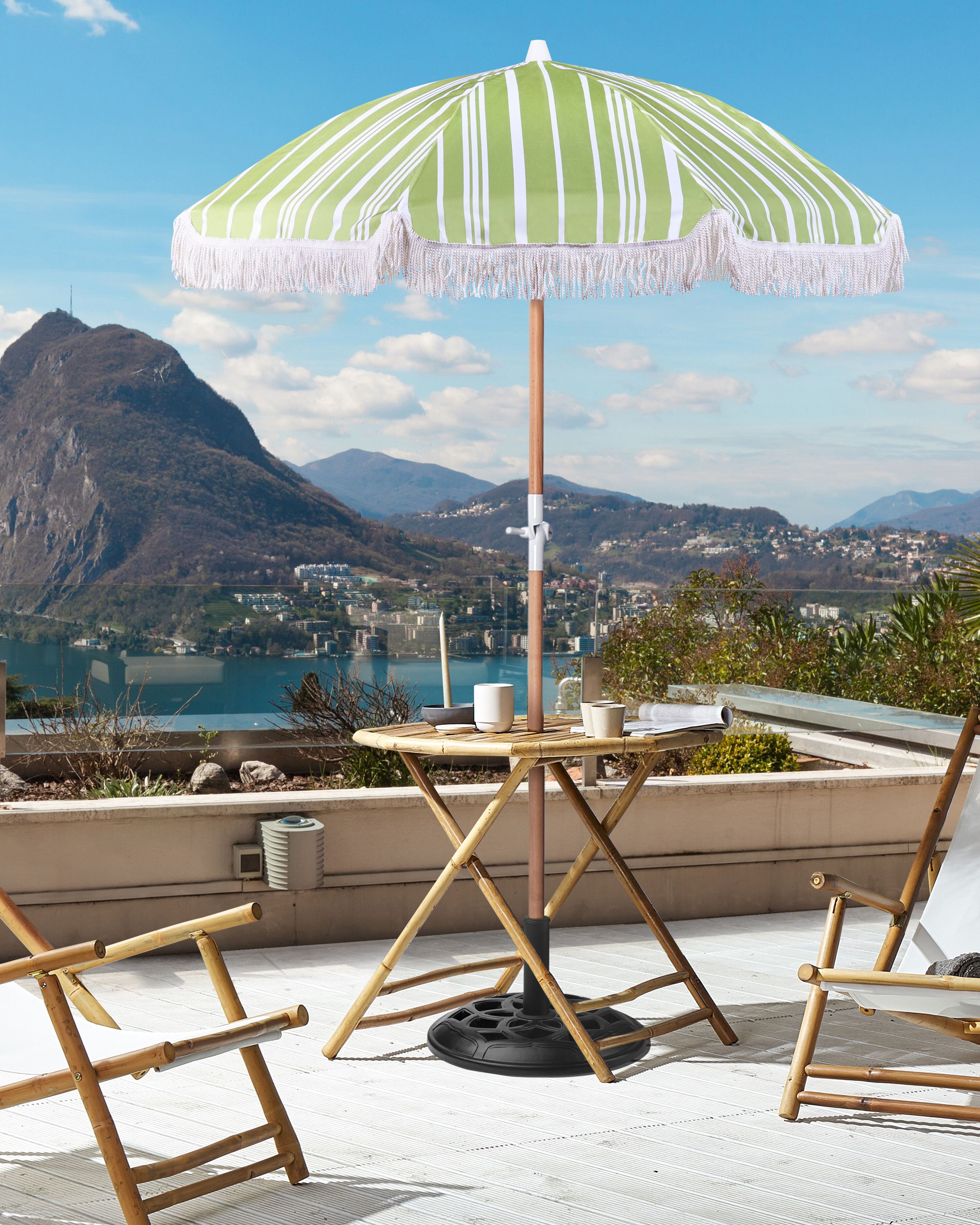 Patio Parasol 150 cm MONDELLO Green