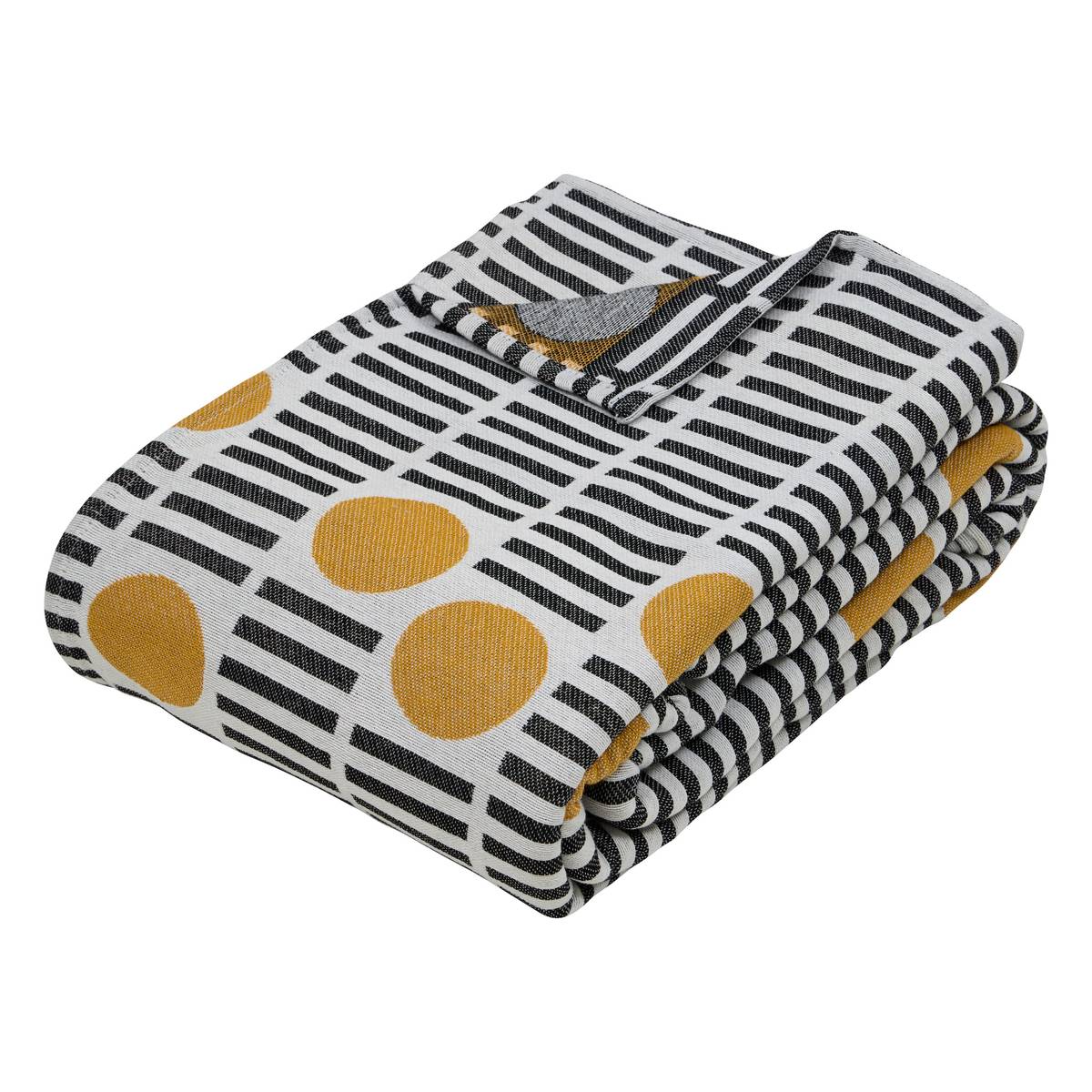 Bedspread "Kubus" Black & White, 240x220 cm