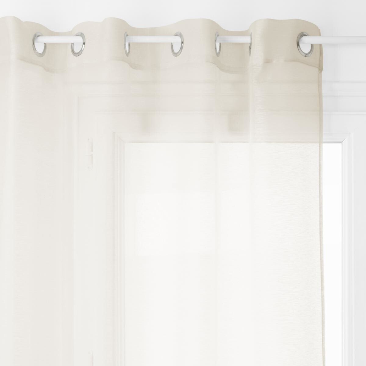 Sheer curtain "Moly" Beige, 135x240 cm