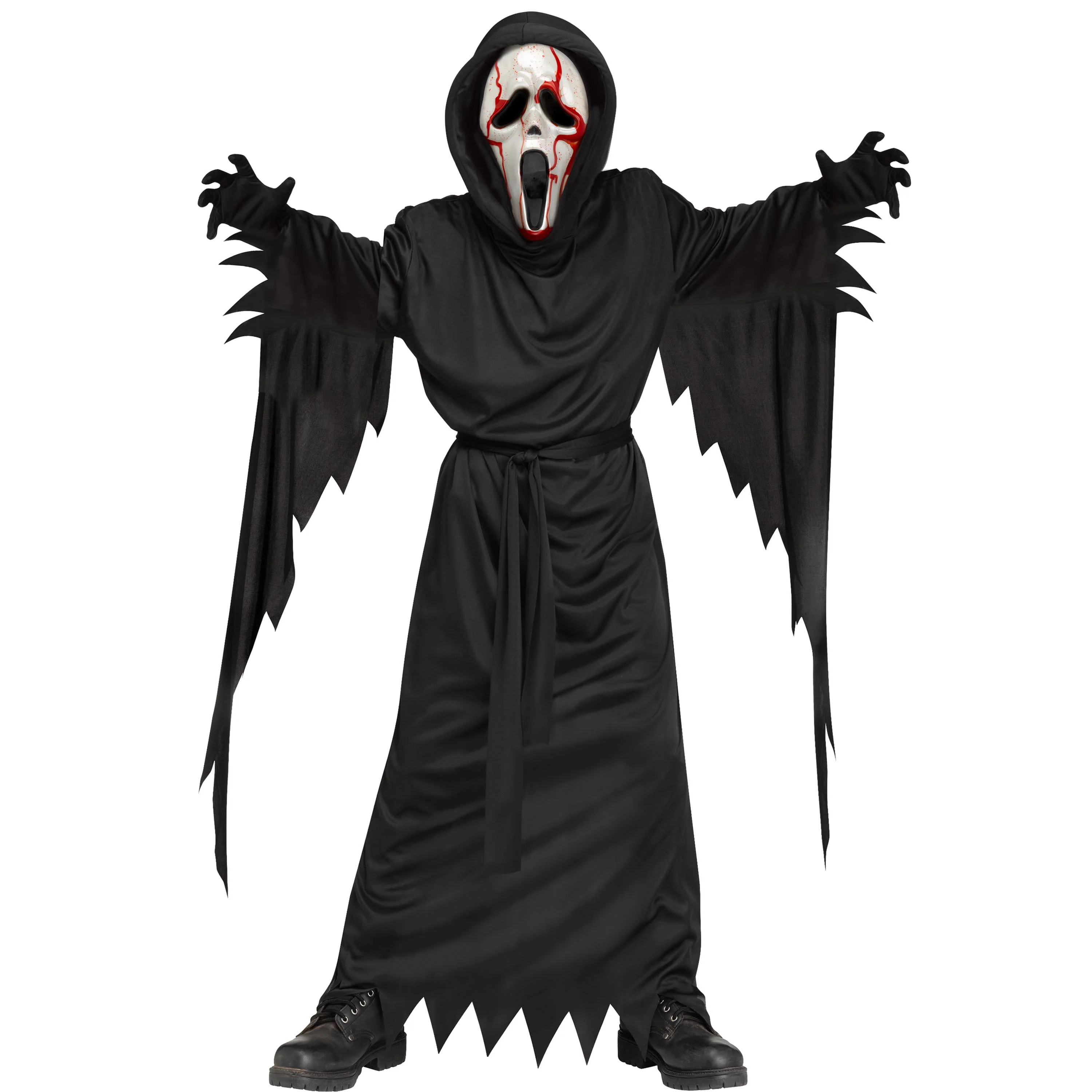 Officially Licensed Bleeding Ghost Face Halloween Costume for Children, by Fun World