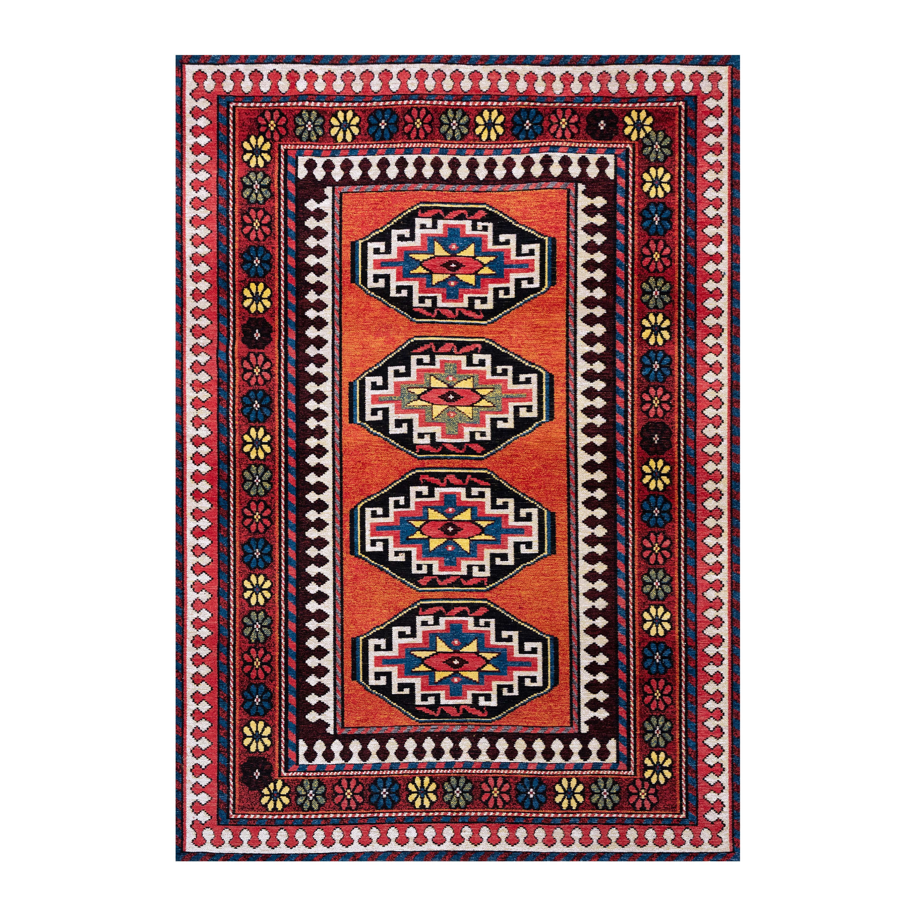 Louis de Poortere Antalia Vloerkleed 240 x 340 cm - Red Mix