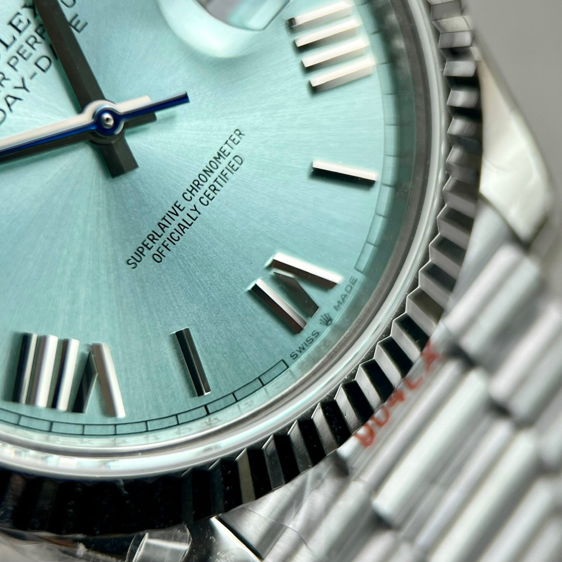 Rolex Day-Date 228236 Replica 11 Watch Ice Blue Dial GM Factory 40mm - Top club