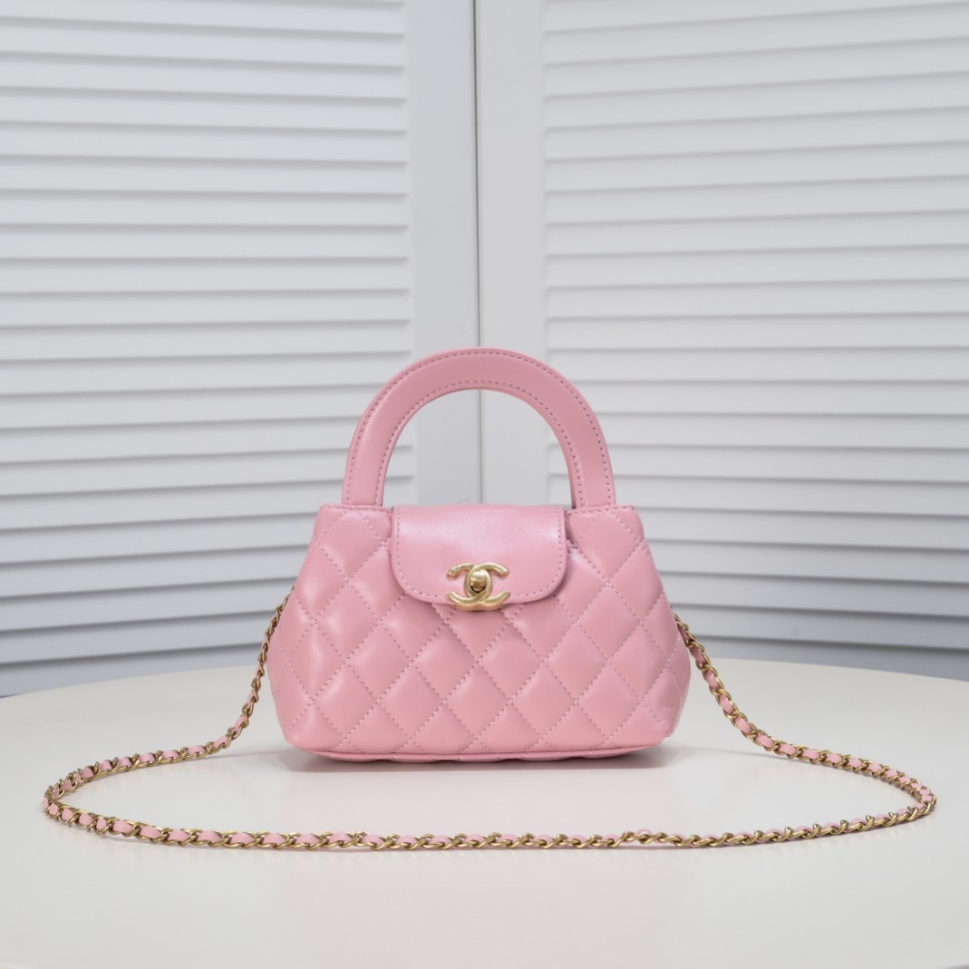 Chanel 23K Kelly Chain Handle Calfskin Handbag1:1High-quality replica
