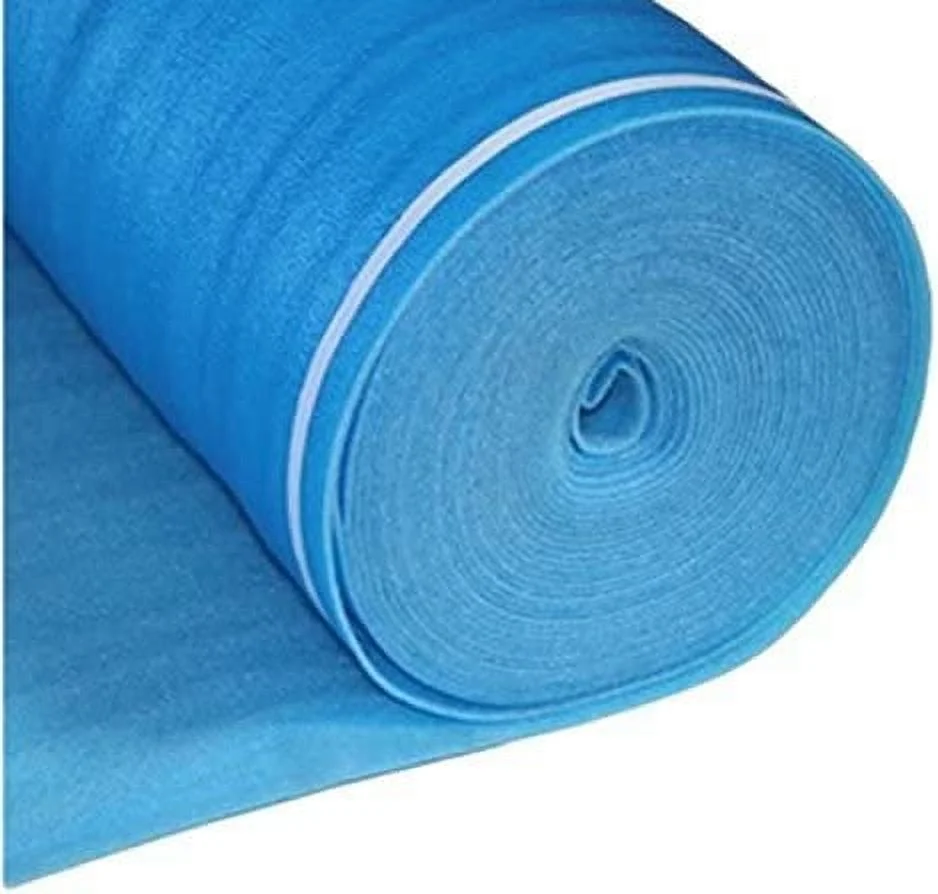 400SqftPremium 3 Mm Thick Flooring Underlayment Padding with Tape & Vapor Barrier 3 in 1 Heavy Duty Foam (400SF Total, 200SF/Roll), 400 Sq.'., Royal Blue (Pack of 2)