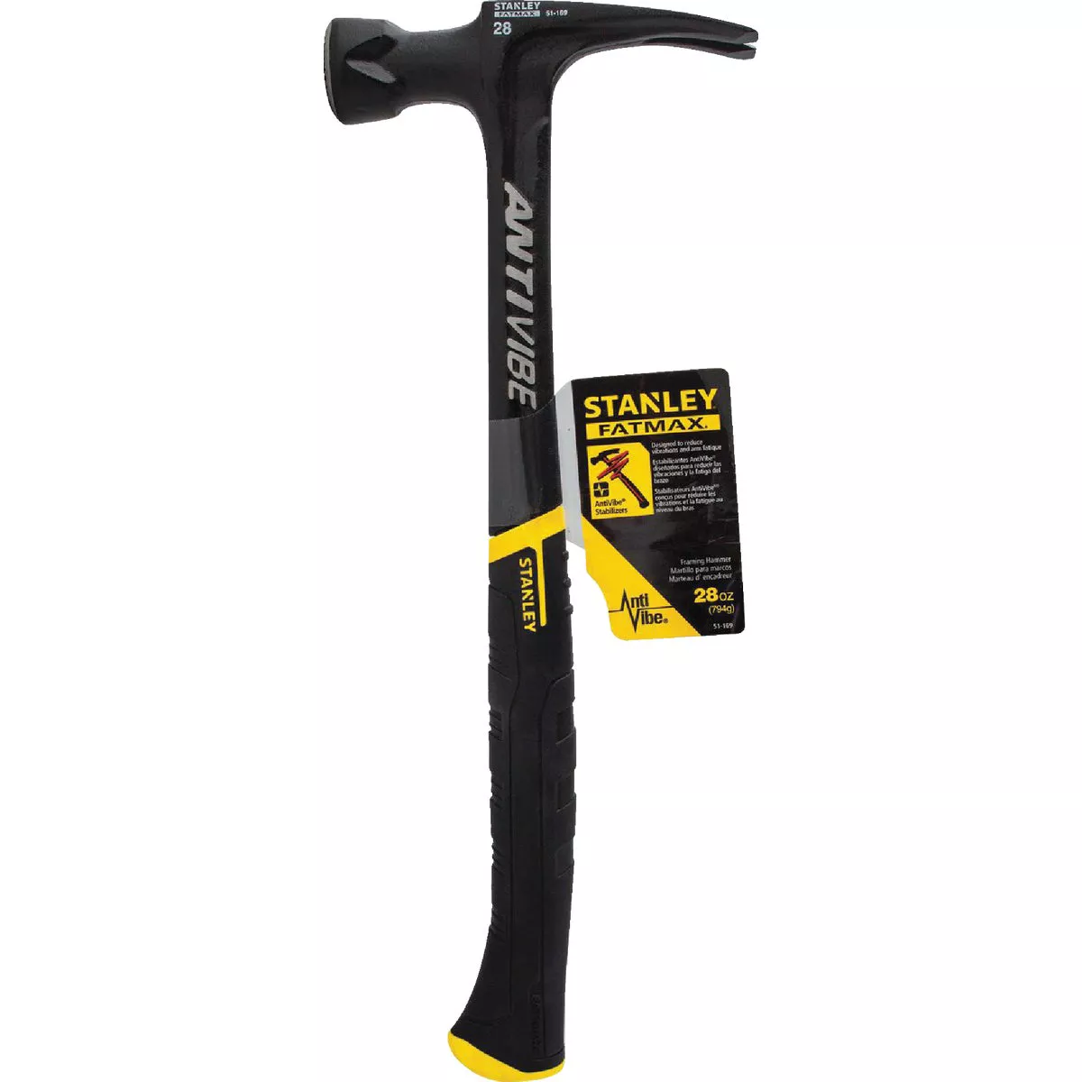 DEWALT 28 Oz. Milled Face Framing Hammer with Steel Handle