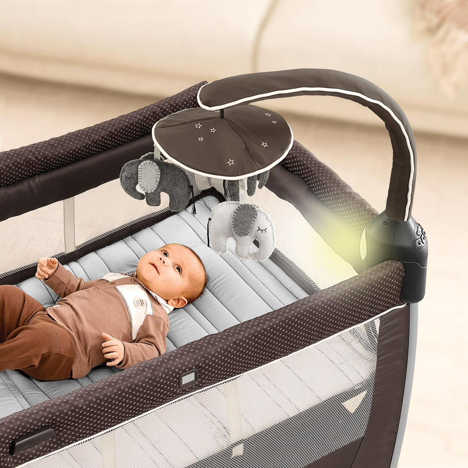 Chicco Lullaby Dream Playard - Latte (Brown) - Image 3