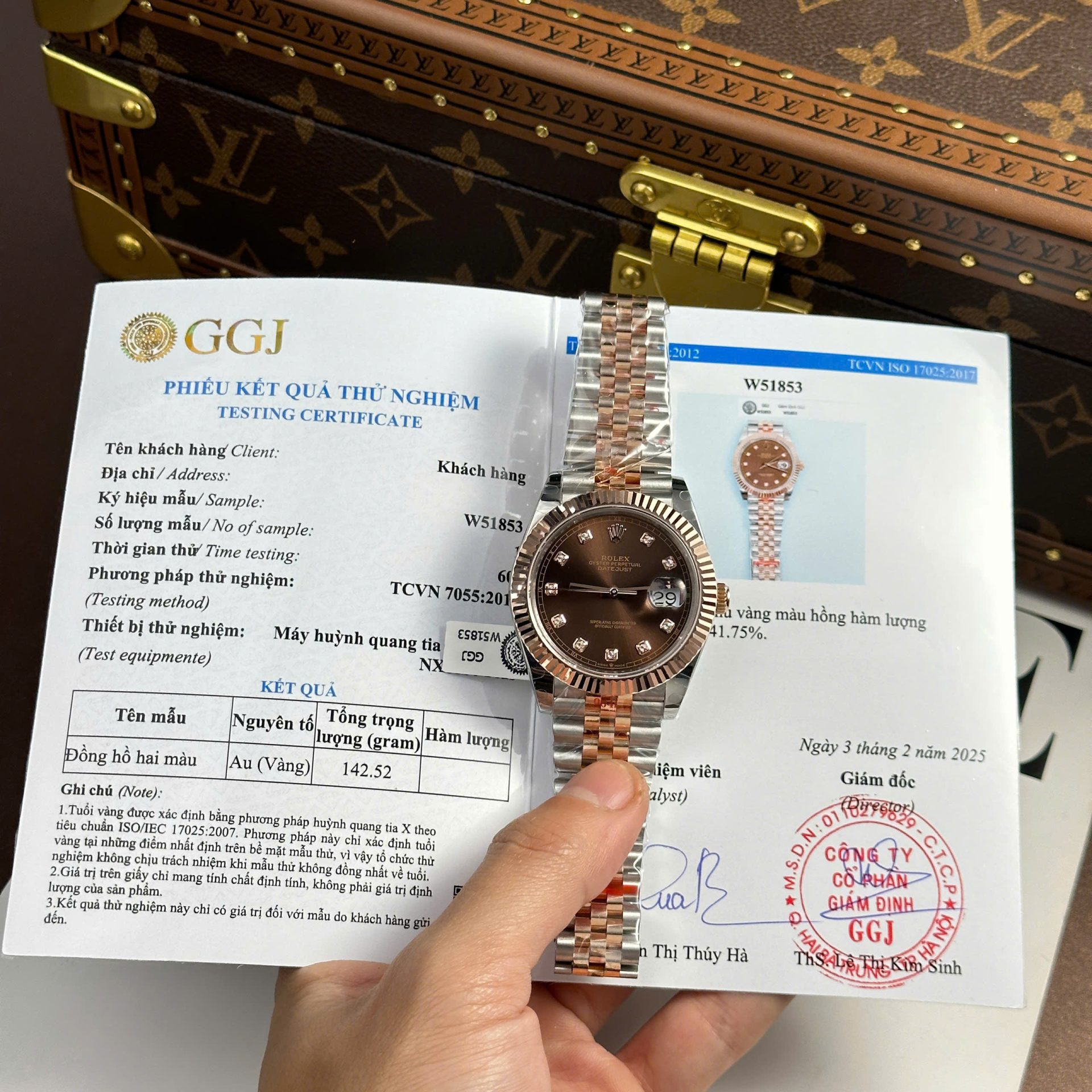 Rolex Replica Watch DateJust Chocolate Dial Gold Wrapped GM Factory 41mm - Elite Watch Atelier