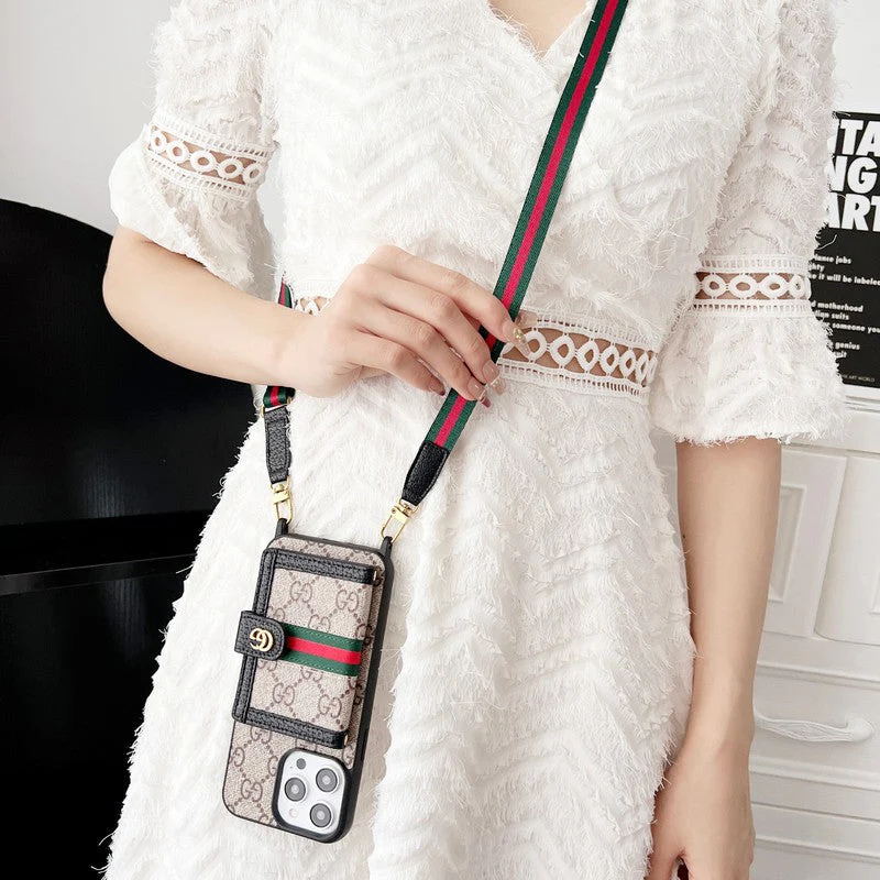 GG Card Bag Chain Classic iPhone Case - Wholesale & Influencer