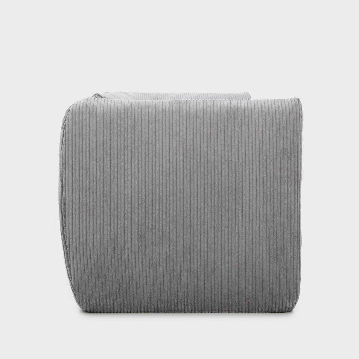 Sofa modułowa SVELA 3-osobowa szara piankowa sztruksowa 225x80x60,5 cm